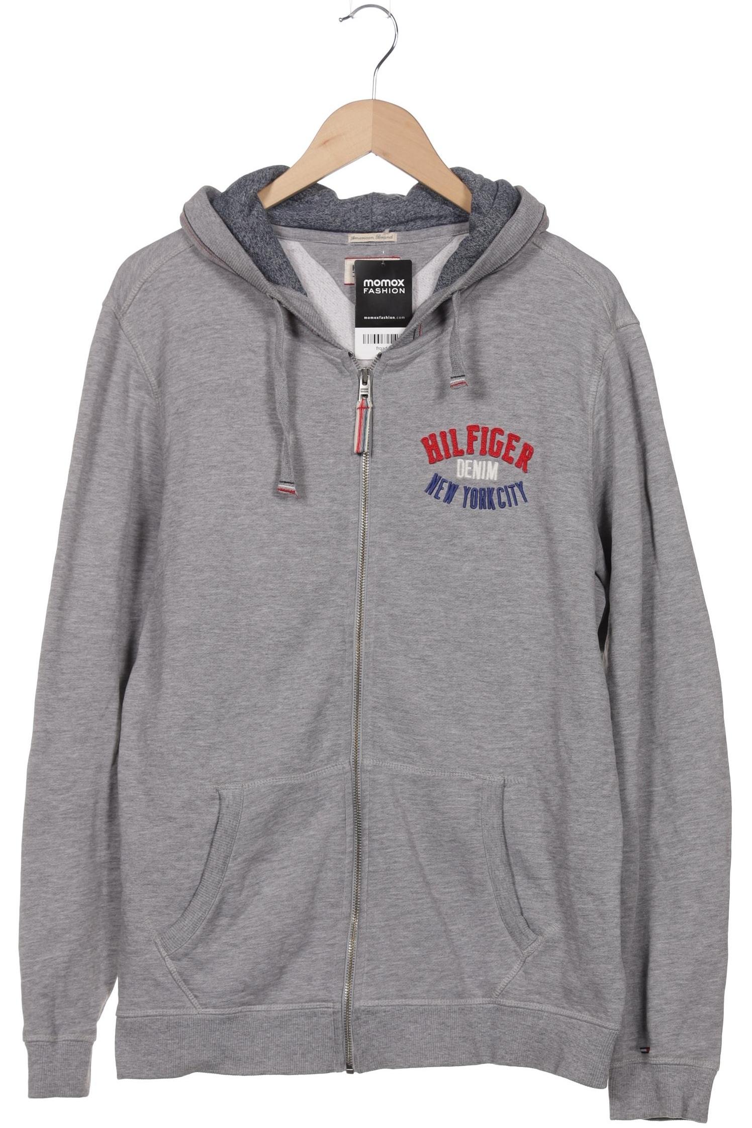 

Hilfiger Denim Herren Kapuzenpullover, grau, Gr. 56