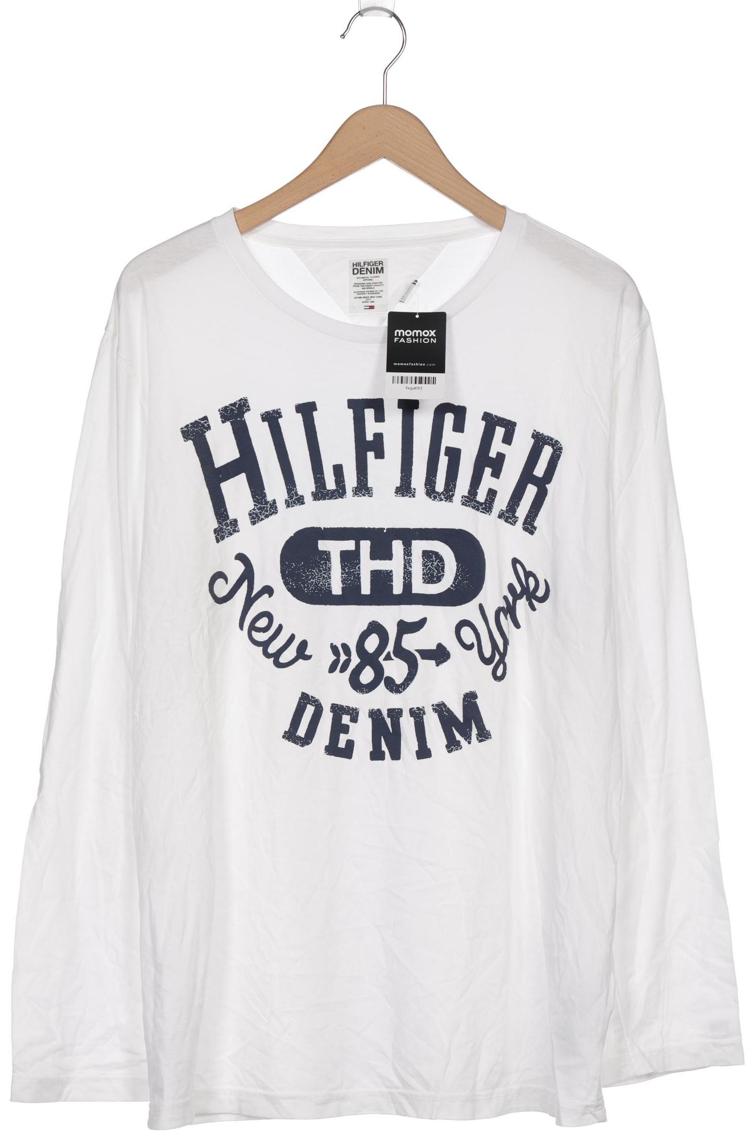 

Hilfiger Denim Herren Langarmshirt, weiß, Gr. 56