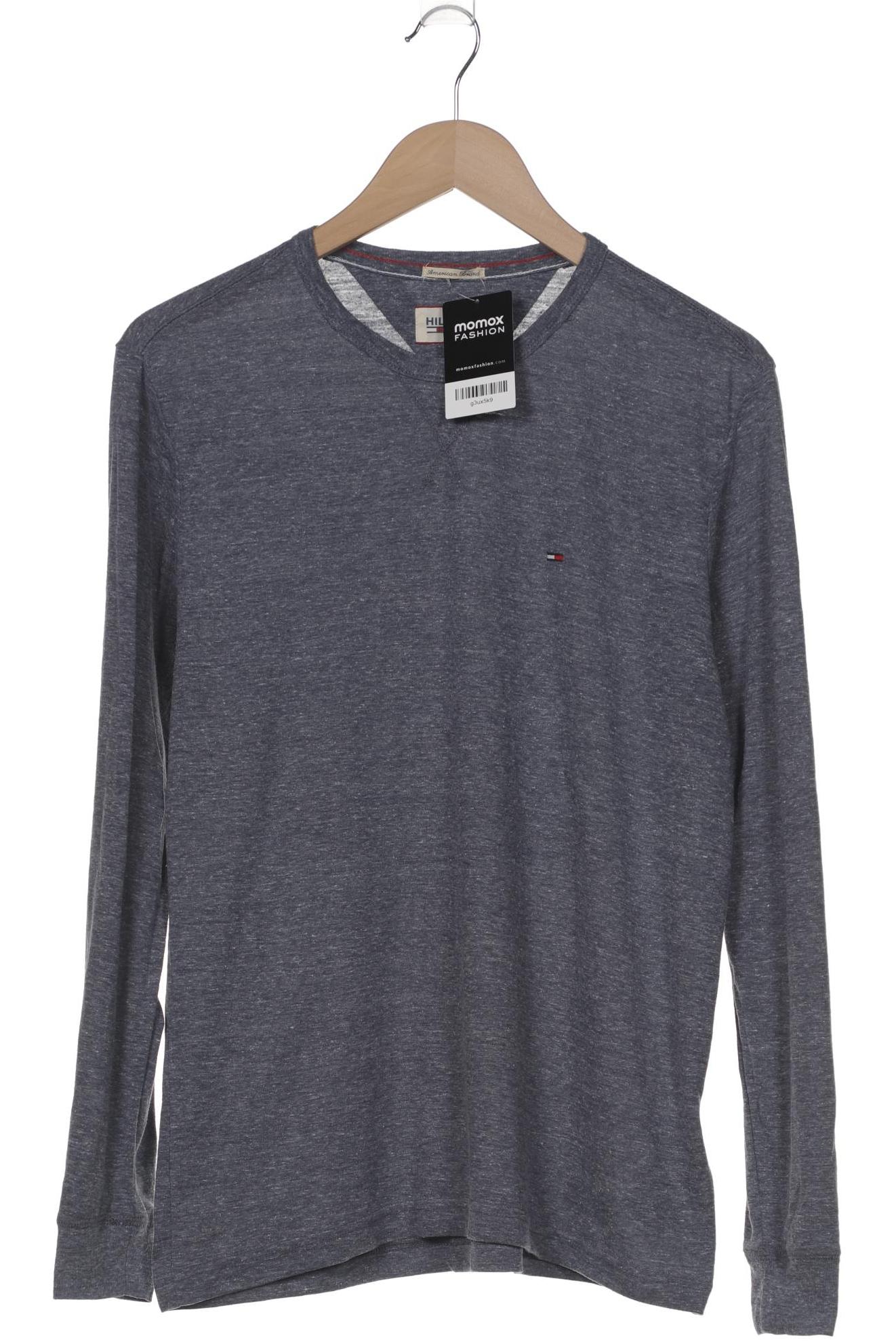

Hilfiger Denim Herren Langarmshirt, blau, Gr. 48