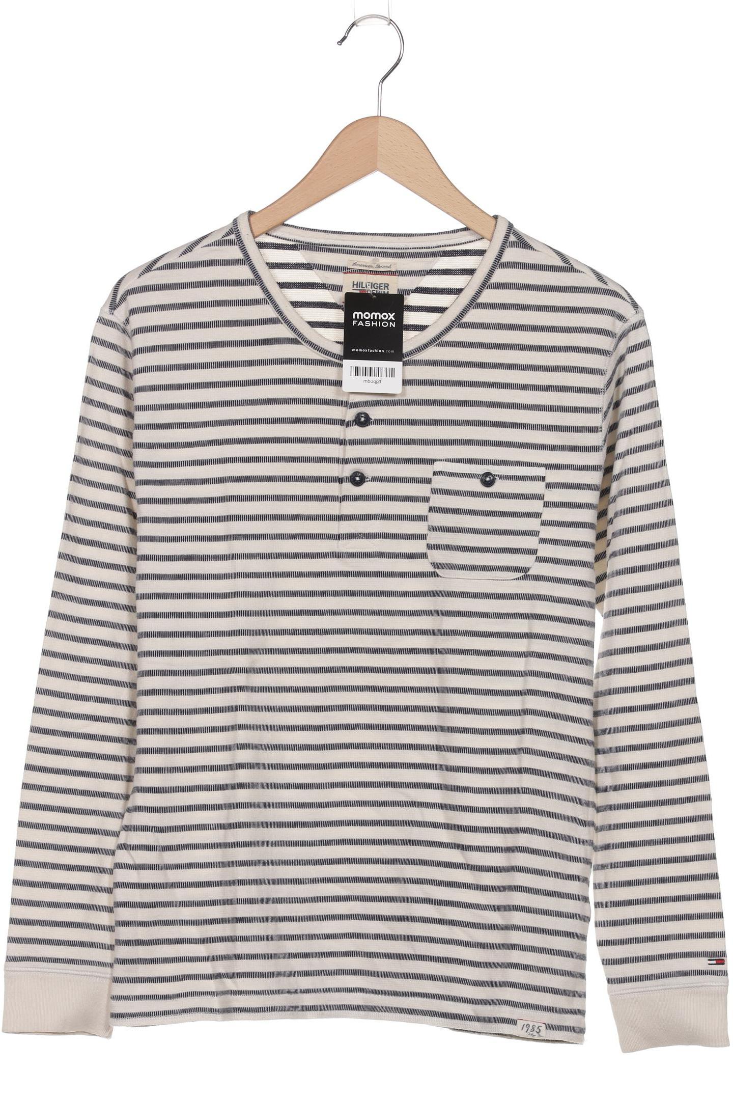 

Hilfiger Denim Herren Langarmshirt, weiß, Gr. 52