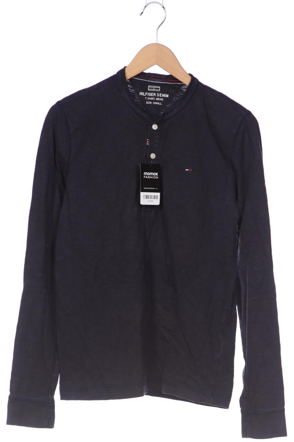 

HILFIGER DENIM Herren Langarmshirt, marineblau