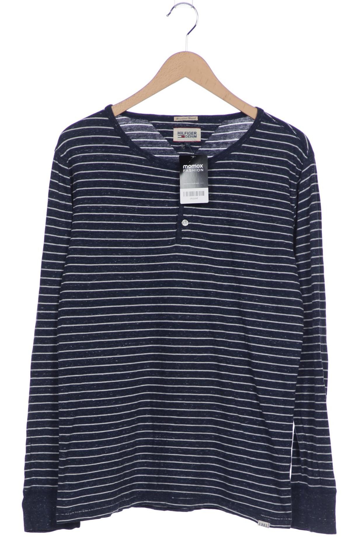 

Hilfiger Denim Herren Langarmshirt, marineblau, Gr. 48