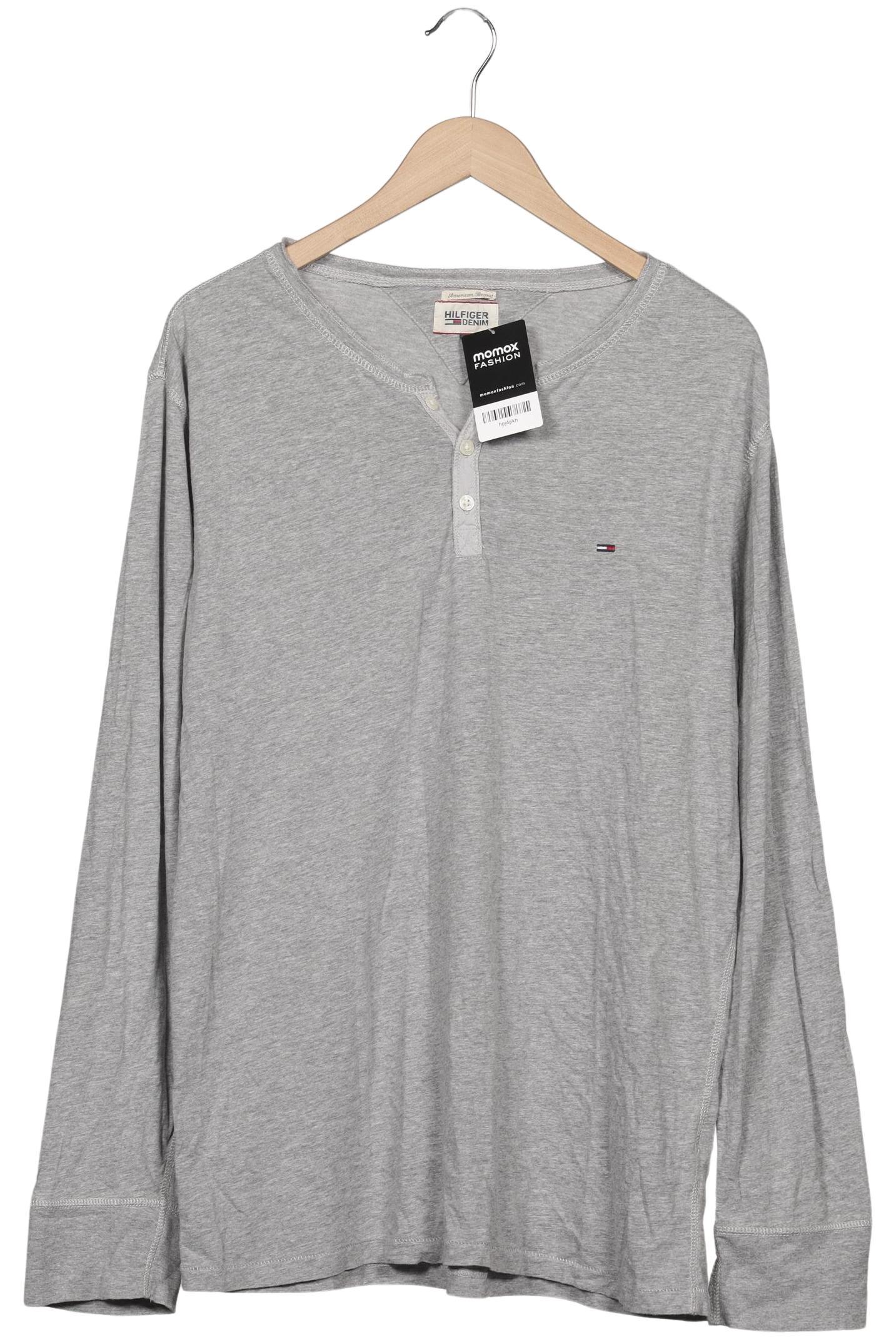 

Hilfiger Denim Herren Langarmshirt, grau, Gr. 56