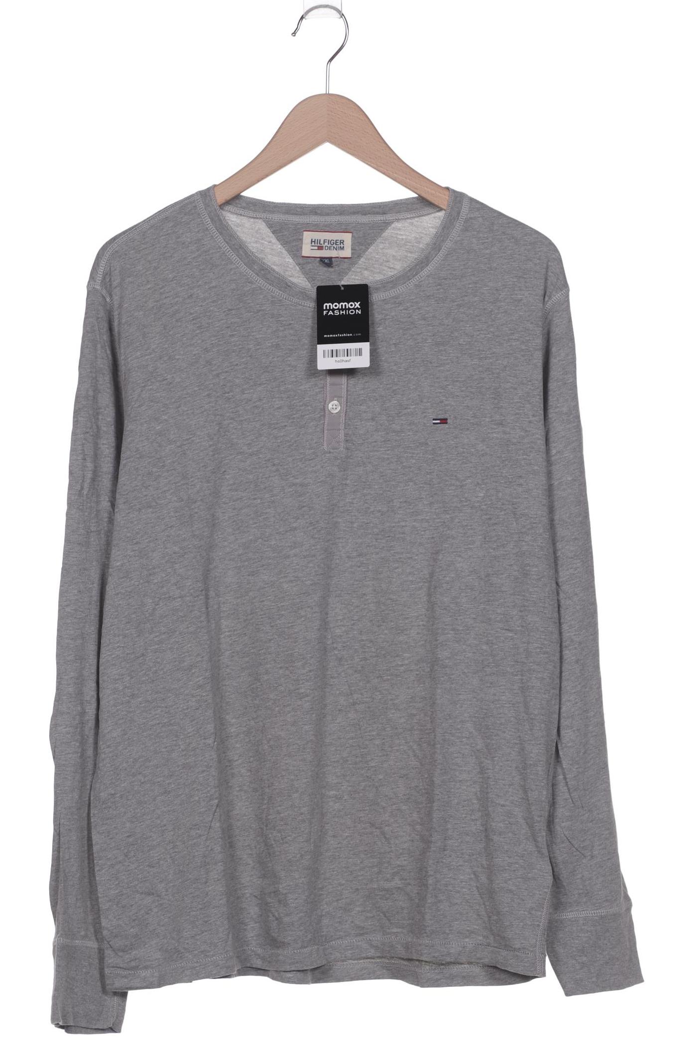 

Hilfiger Denim Herren Langarmshirt, grau, Gr. 56