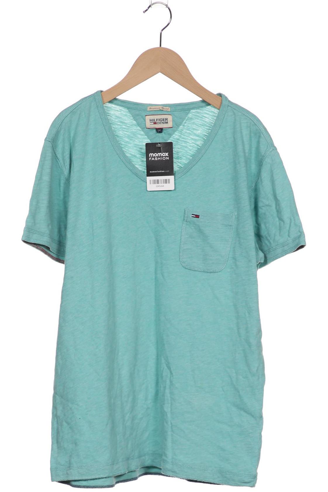

HILFIGER DENIM Herren T-Shirt, türkis