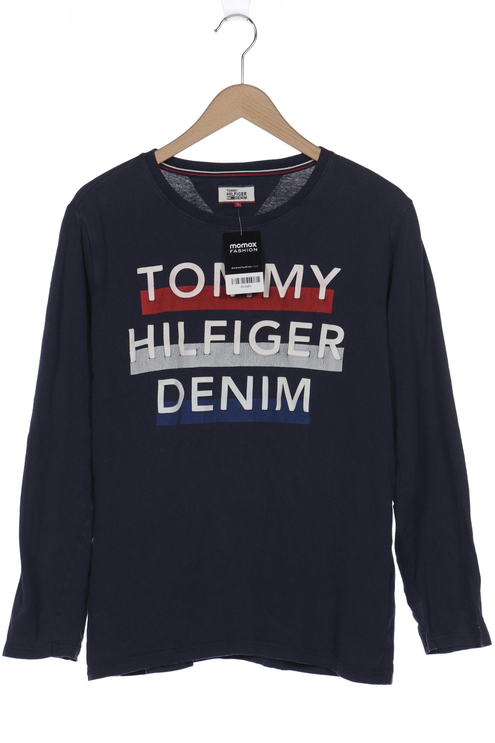 

HILFIGER DENIM Herren Langarmshirt, marineblau