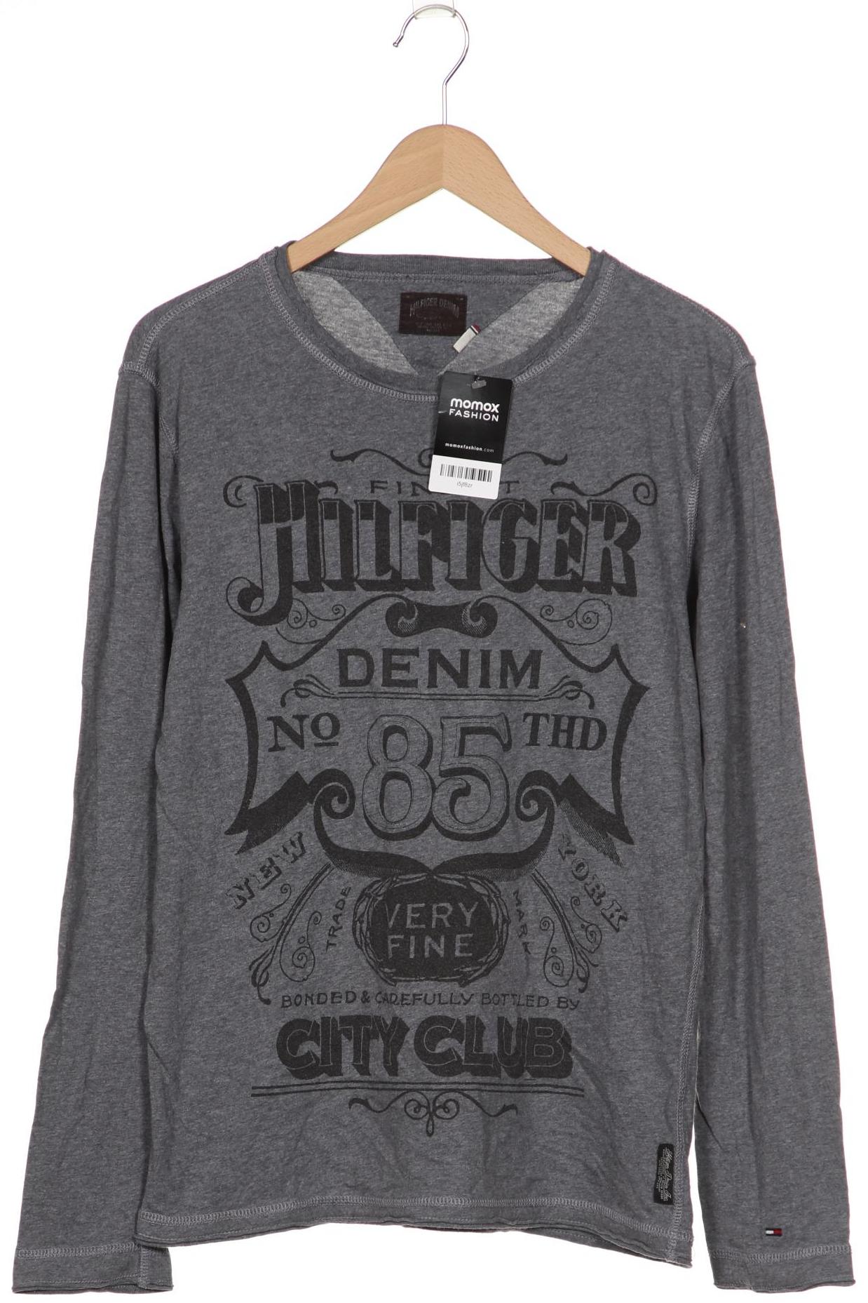 

HILFIGER DENIM Herren Langarmshirt, grau
