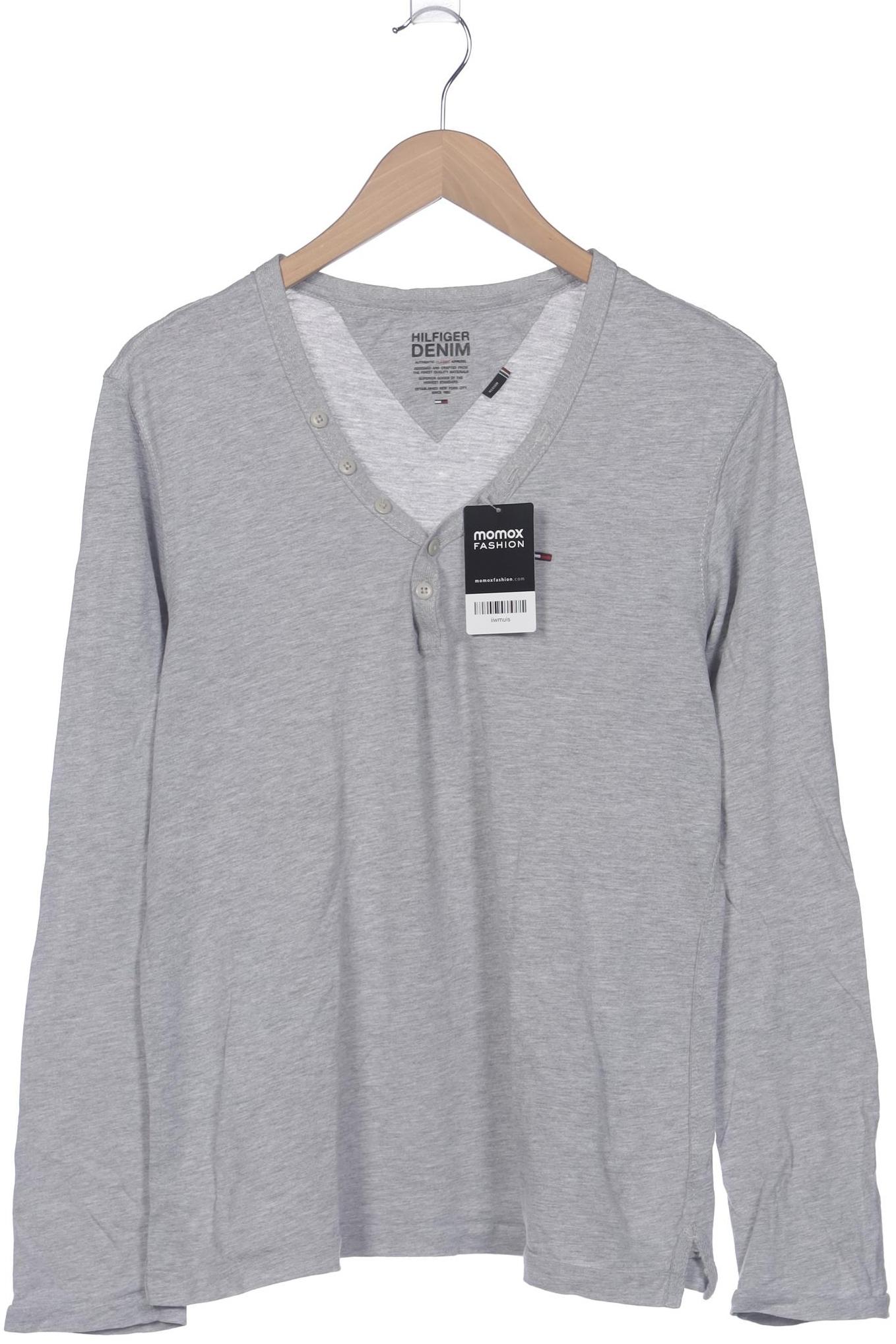 

Hilfiger Denim Herren Langarmshirt, grau, Gr. 48
