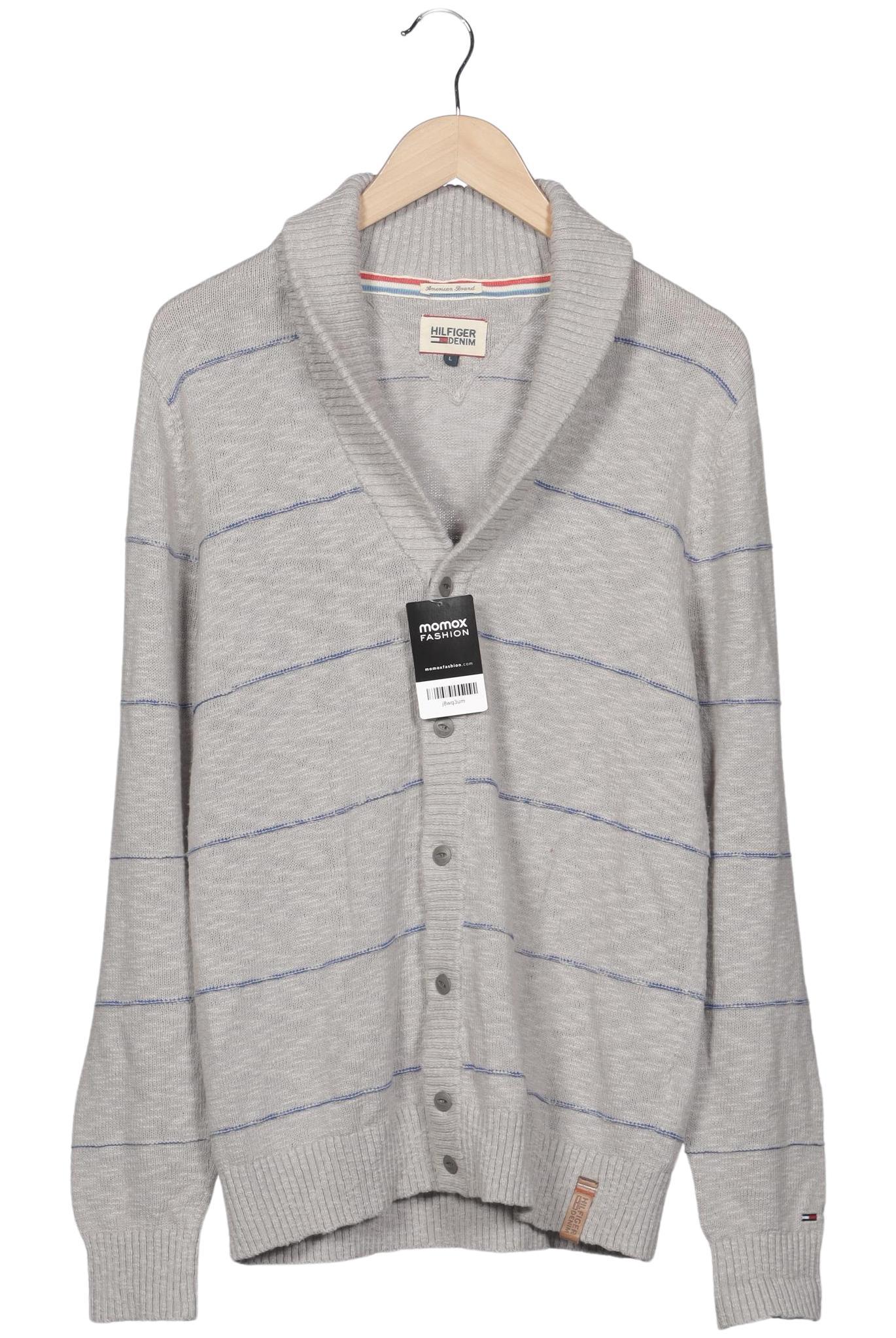 

Hilfiger Denim Herren Strickjacke, grau, Gr. 52