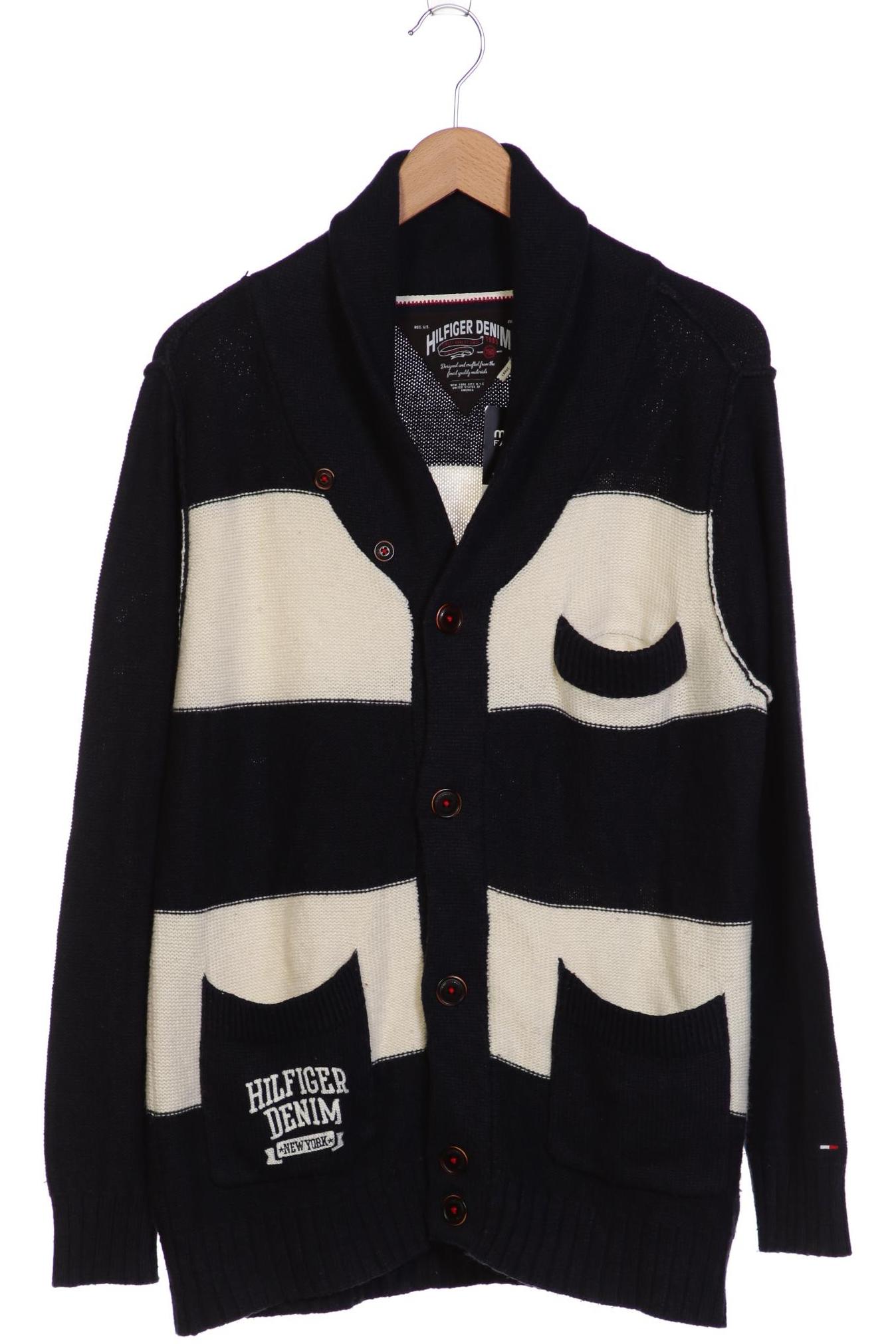 

HILFIGER DENIM Herren Strickjacke, marineblau
