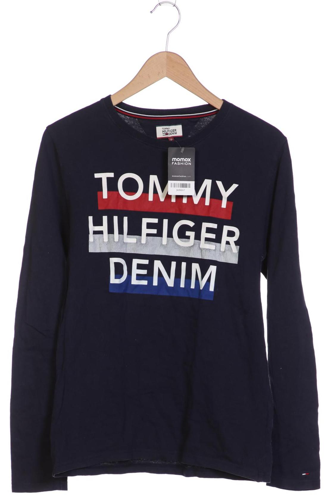 

HILFIGER DENIM Herren Langarmshirt, marineblau