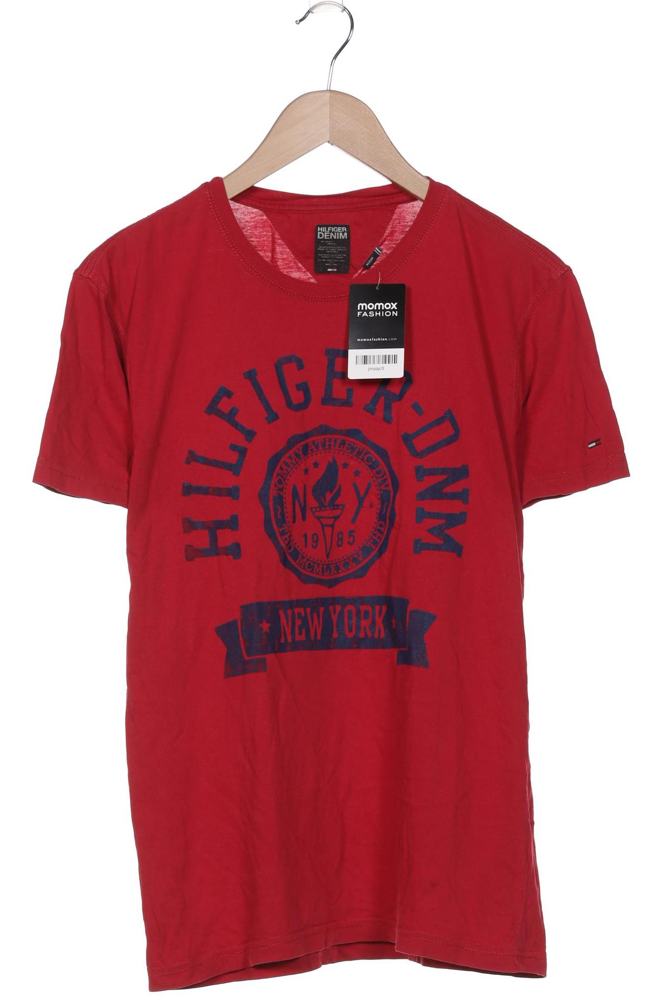 

Hilfiger Denim Herren T-Shirt, bordeaux, Gr. 48