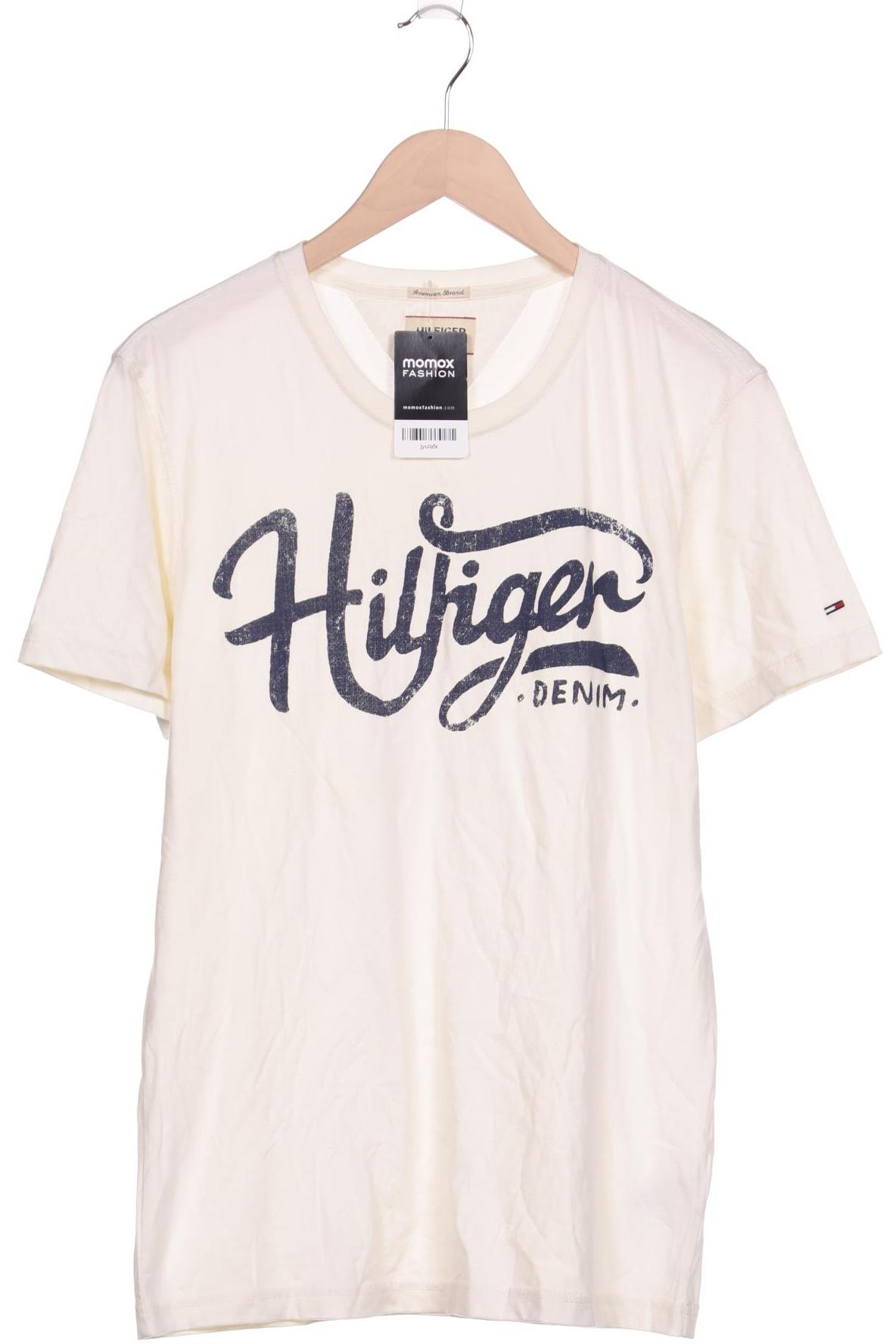 

HILFIGER DENIM Herren T-Shirt, cremeweiß