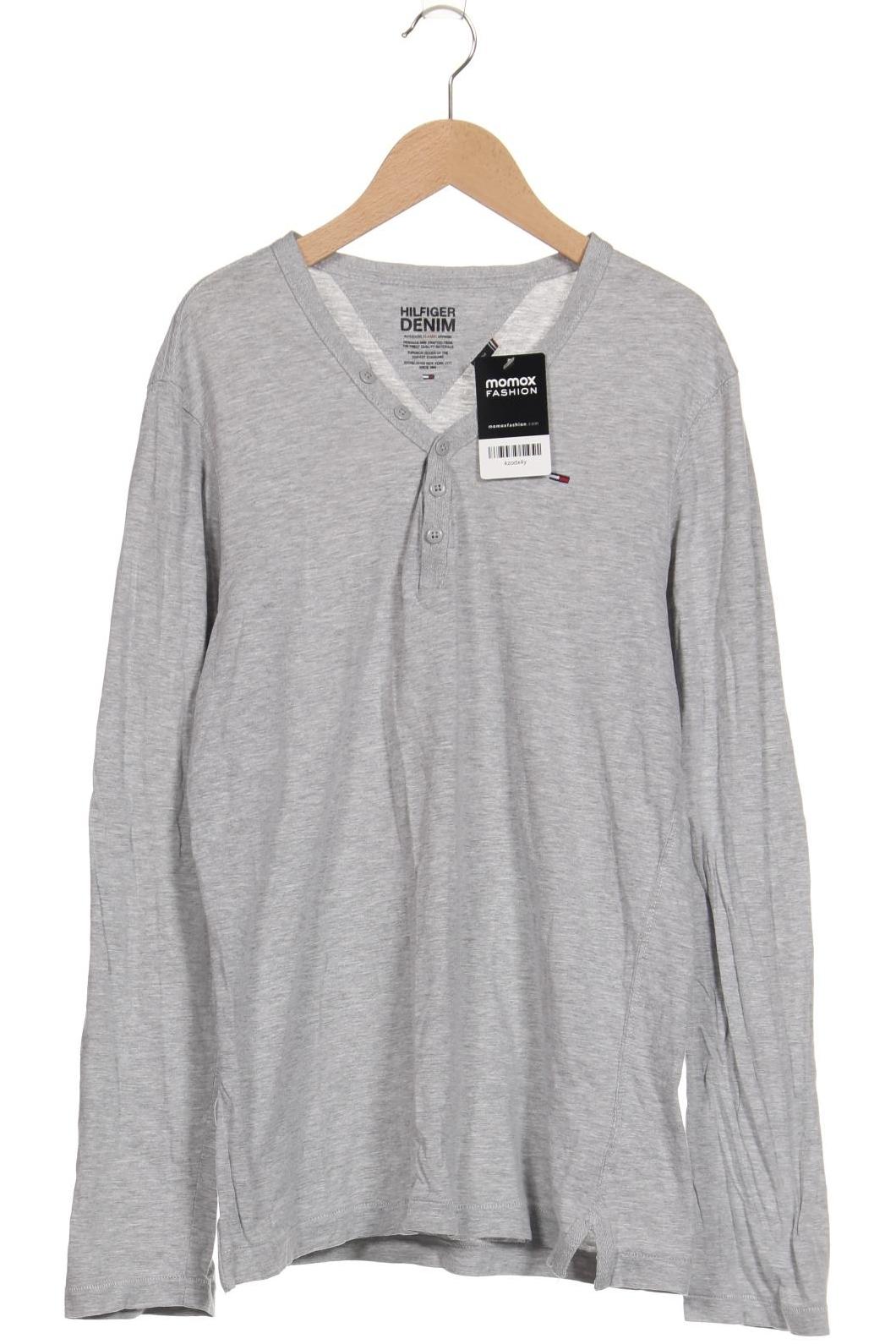 

Hilfiger Denim Herren Langarmshirt, grau, Gr. 48