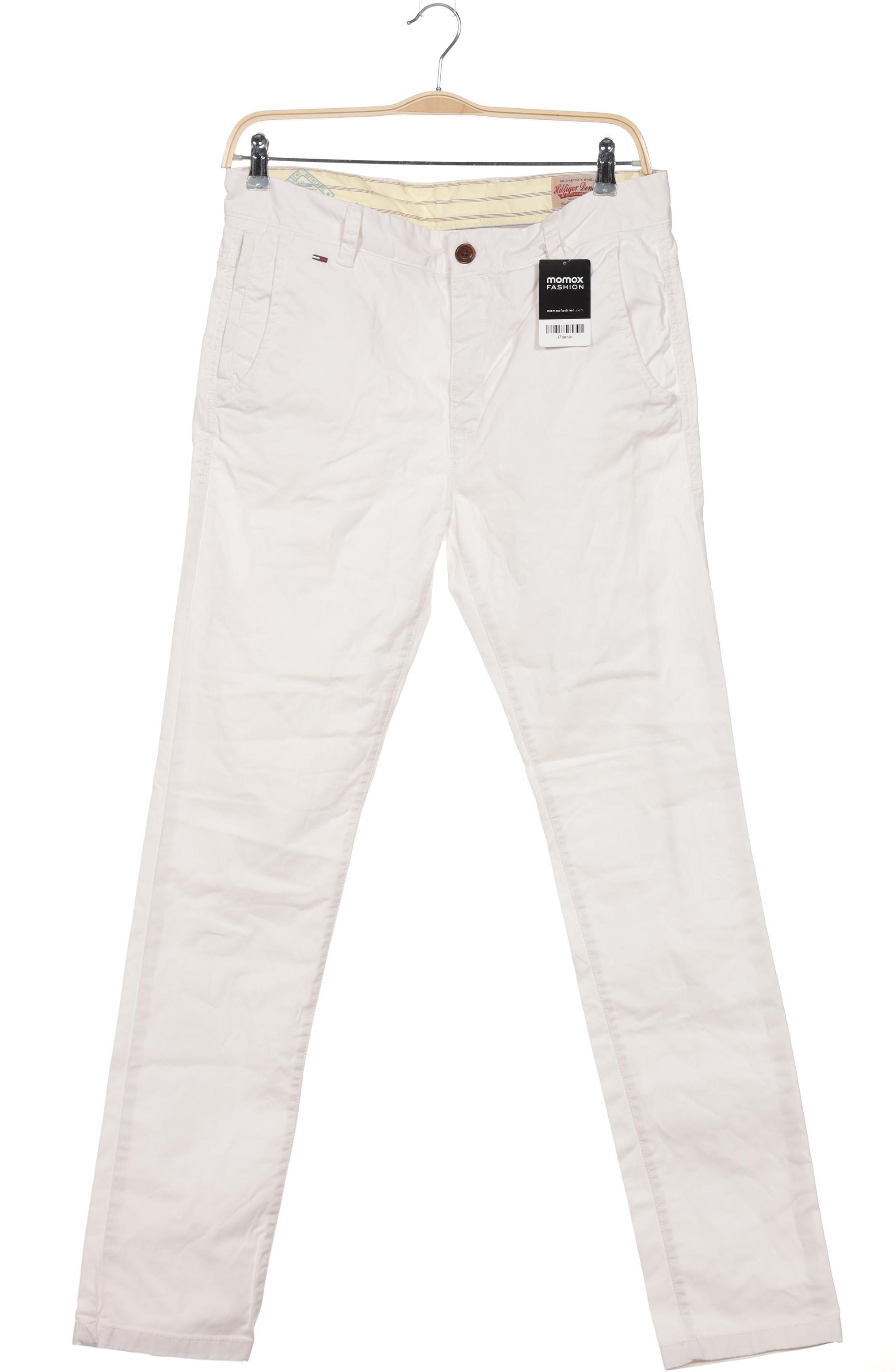 

Hilfiger Denim Herren Stoffhose, weiß, Gr. 34