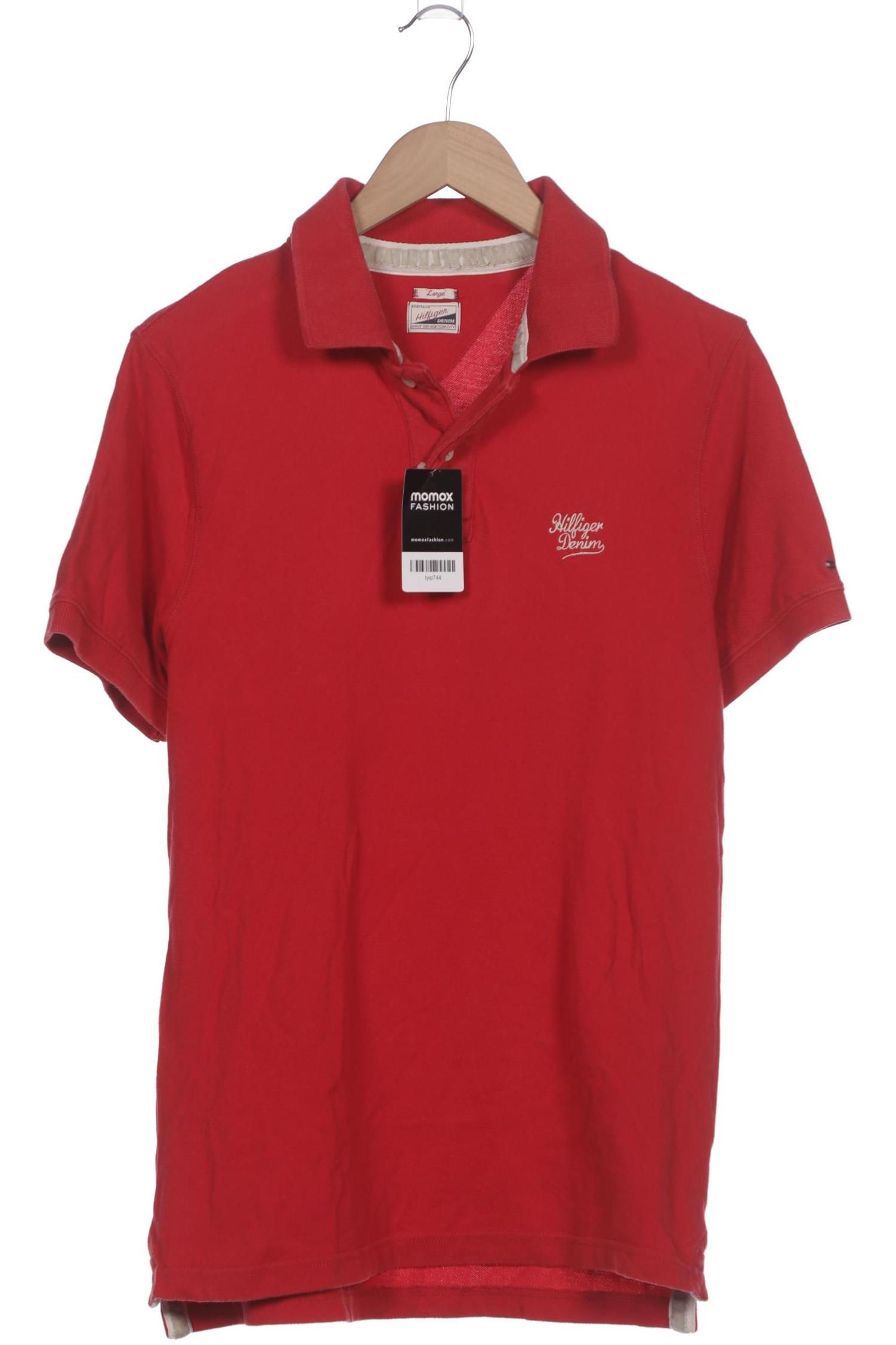

Hilfiger Denim Herren Poloshirt, rot, Gr. 52