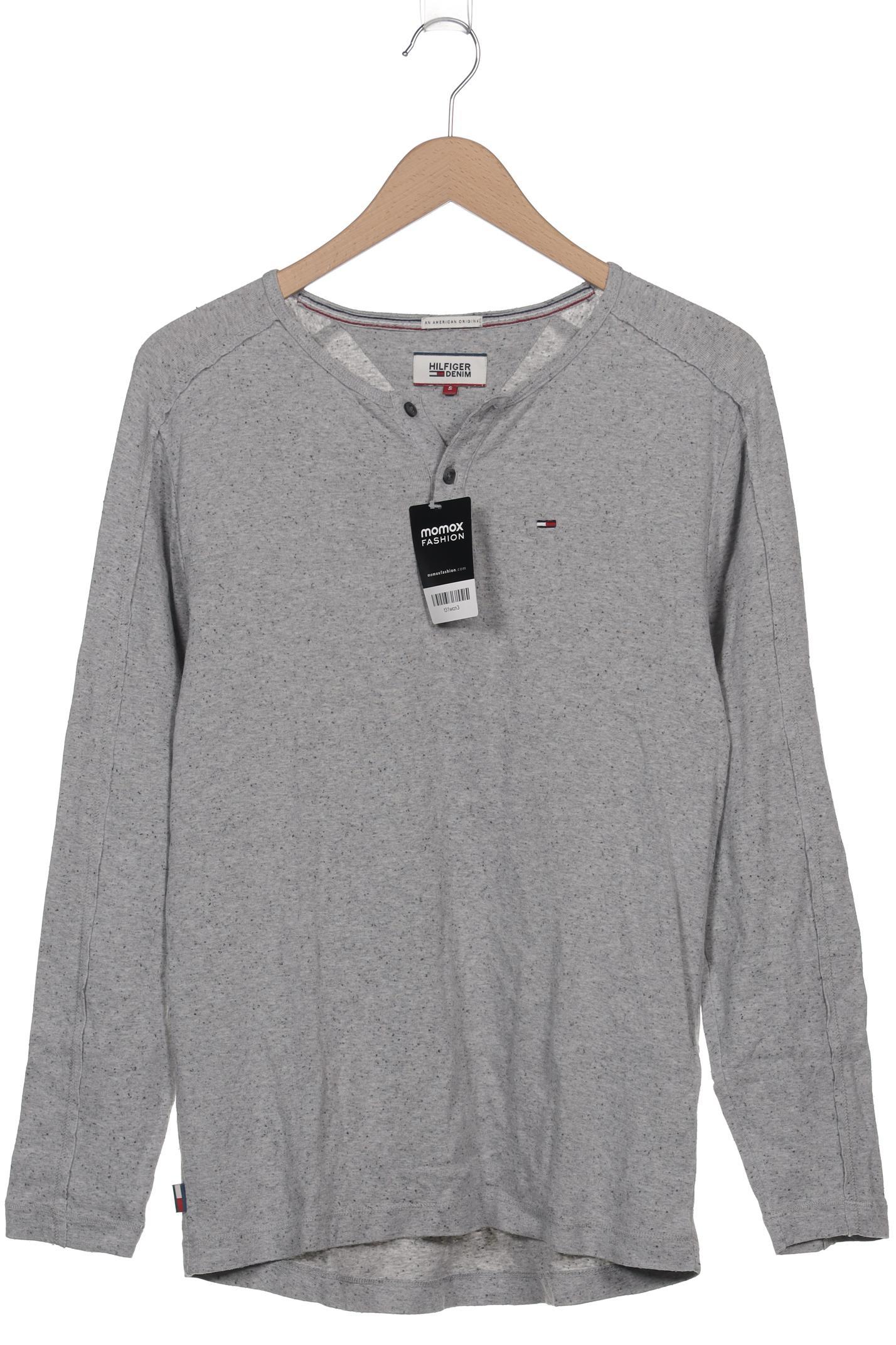 

Hilfiger Denim Herren Langarmshirt, grau, Gr. 46