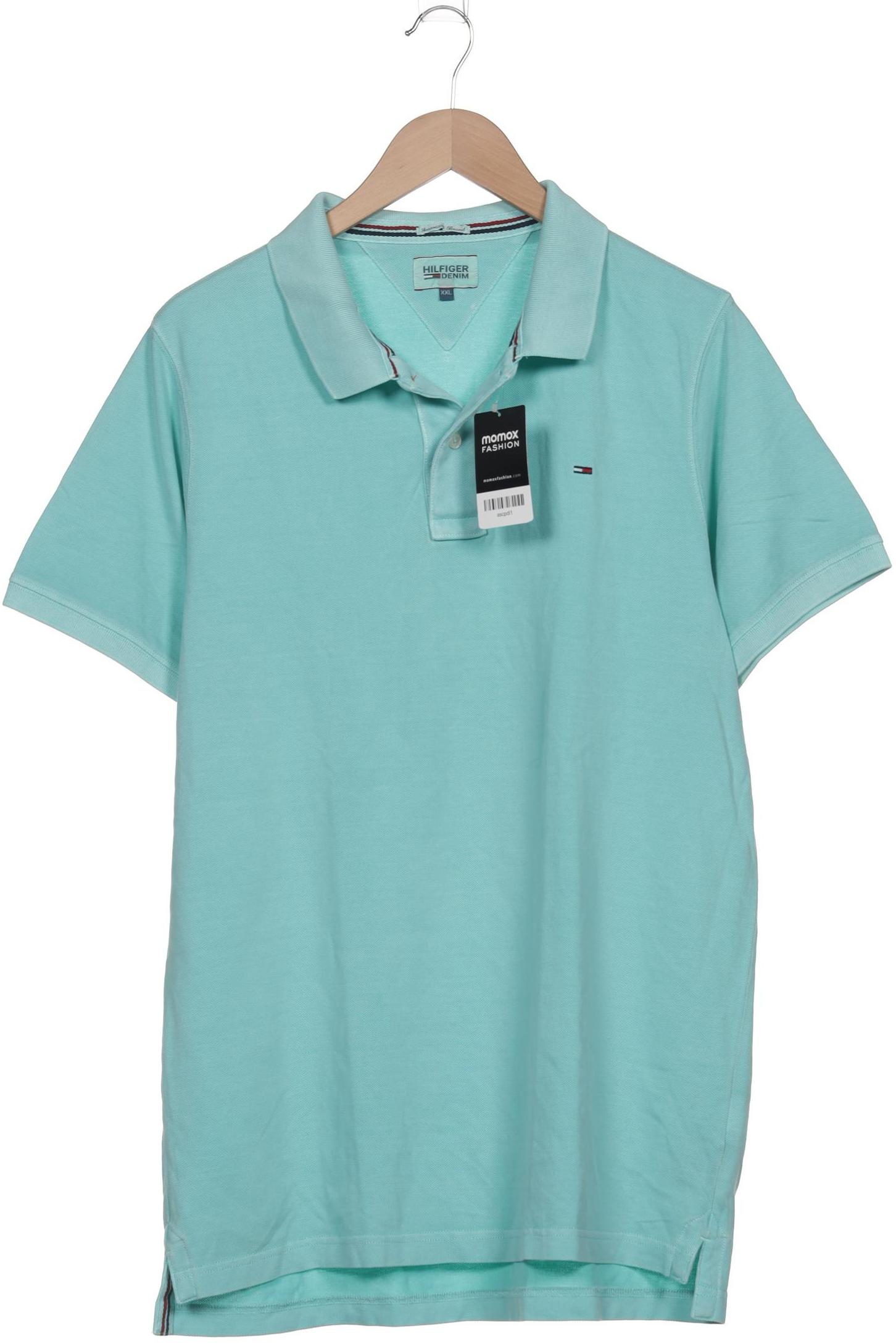

Hilfiger Denim Herren Poloshirt, türkis, Gr. 56