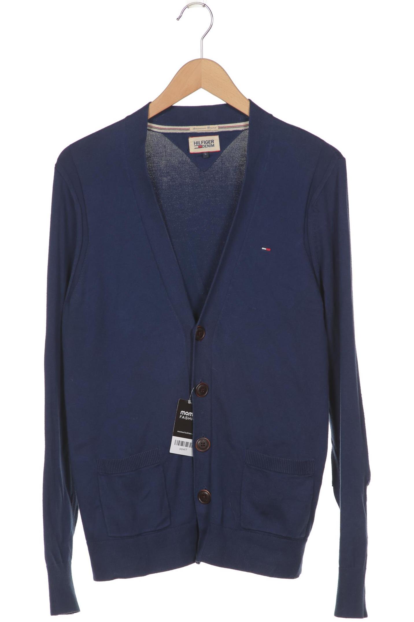 

HILFIGER DENIM Herren Strickjacke, marineblau