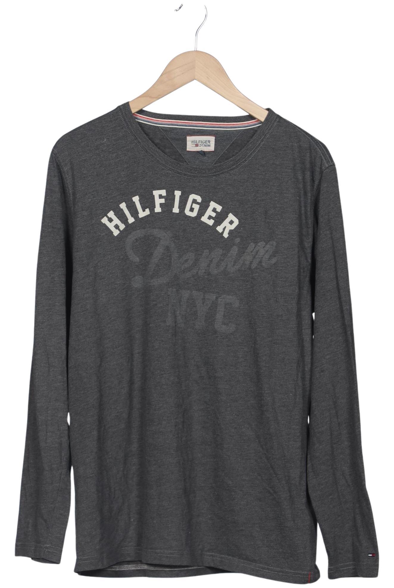 

Hilfiger Denim Herren Langarmshirt, grau, Gr. 54