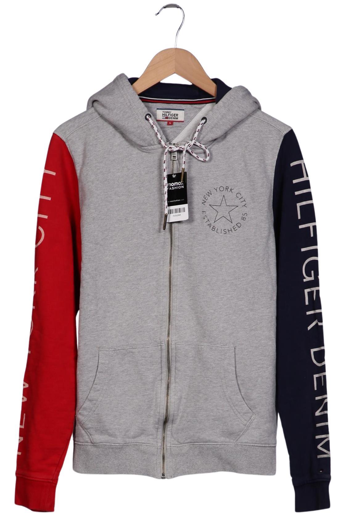 

Hilfiger Denim Herren Kapuzenpullover, grau, Gr. 52