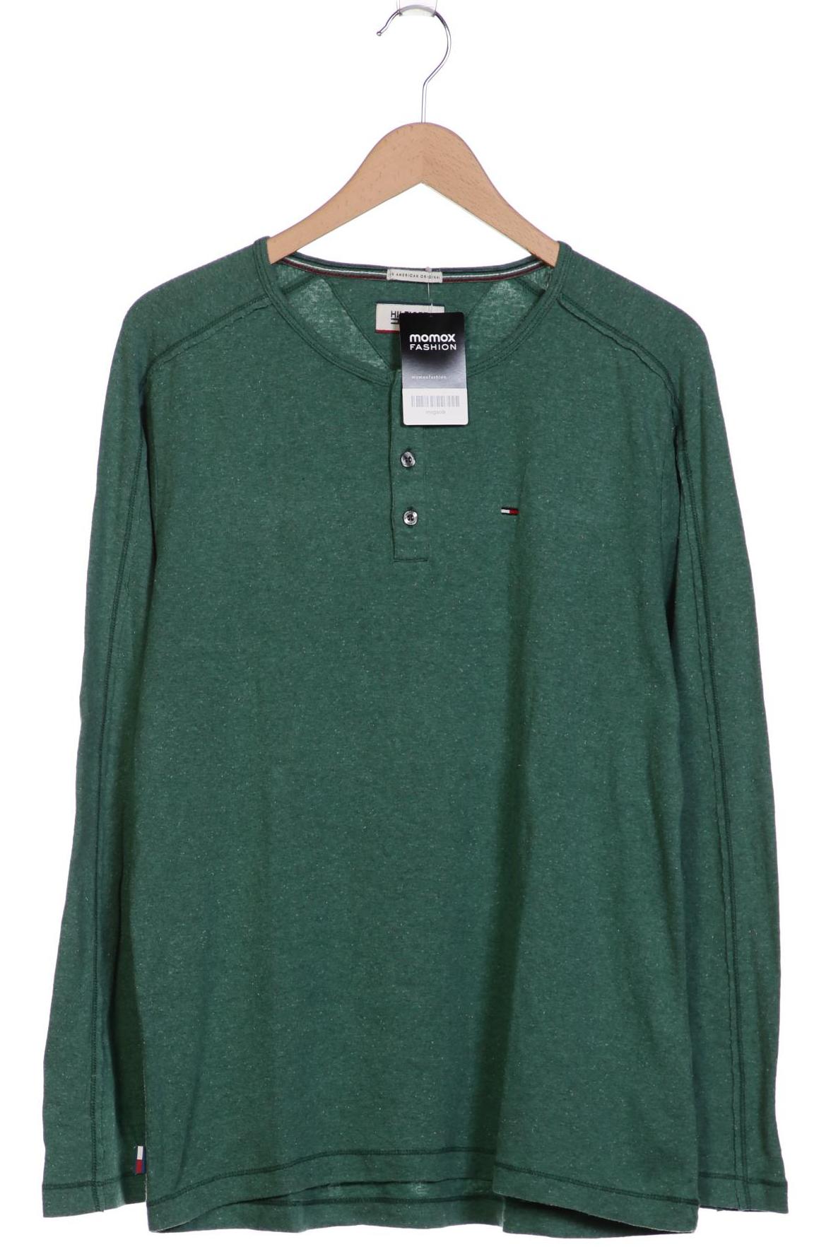 

Hilfiger Denim Herren Langarmshirt, grün, Gr. 52