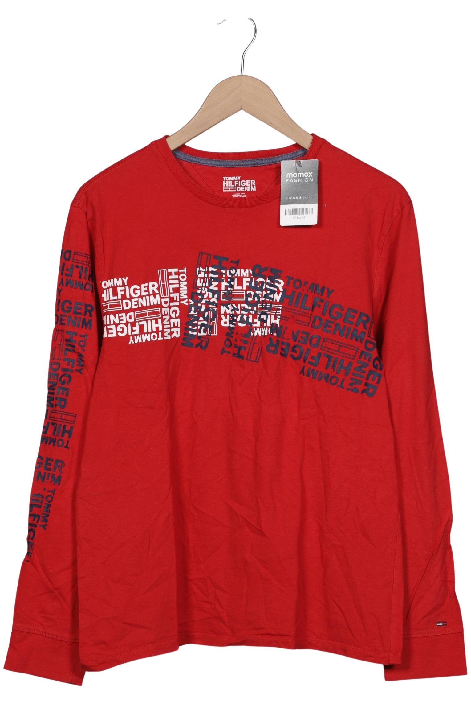 

Hilfiger Denim Herren Langarmshirt, rot, Gr. 48