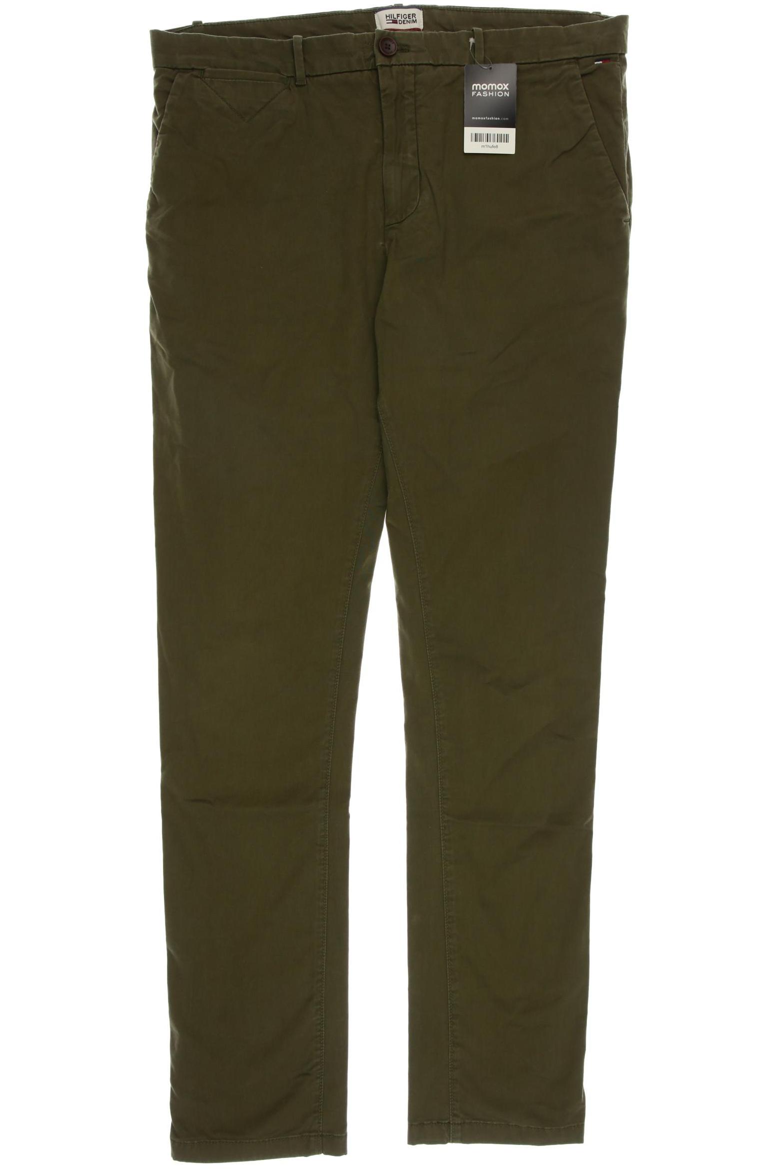 

HILFIGER DENIM Herren Stoffhose, grün