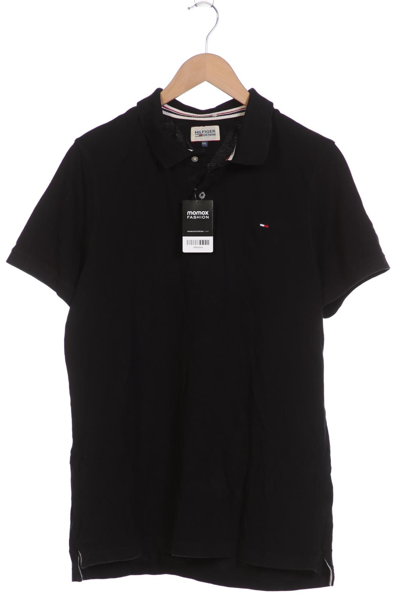 

HILFIGER DENIM Herren Poloshirt, schwarz