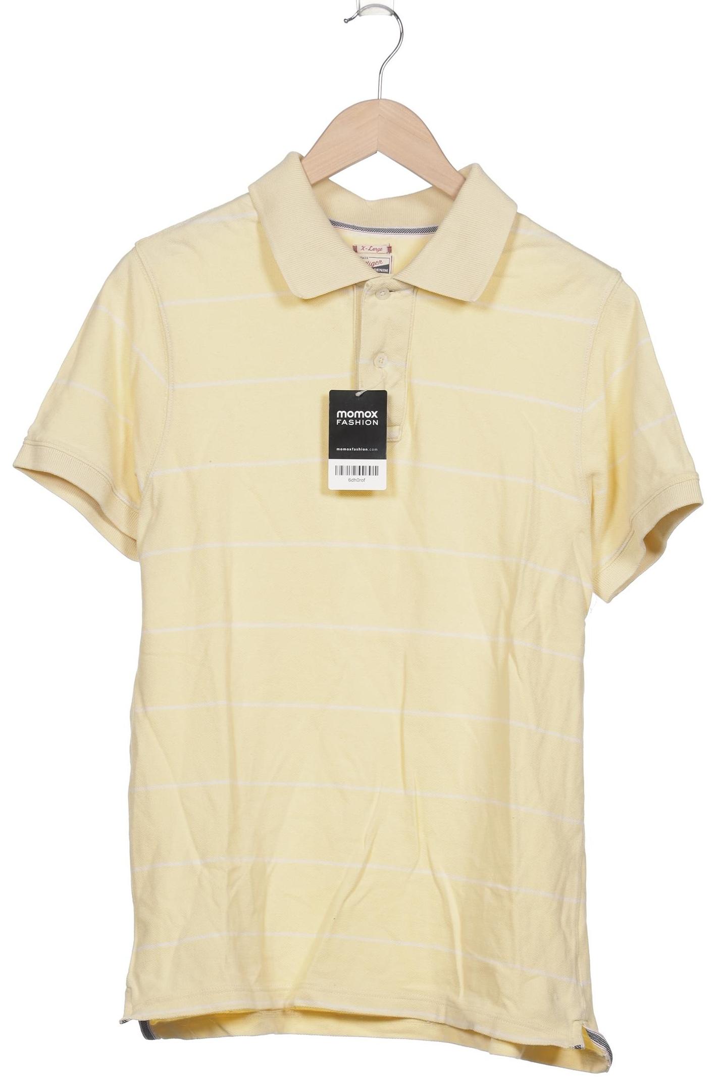 

Hilfiger Denim Herren Poloshirt, gelb, Gr. 54