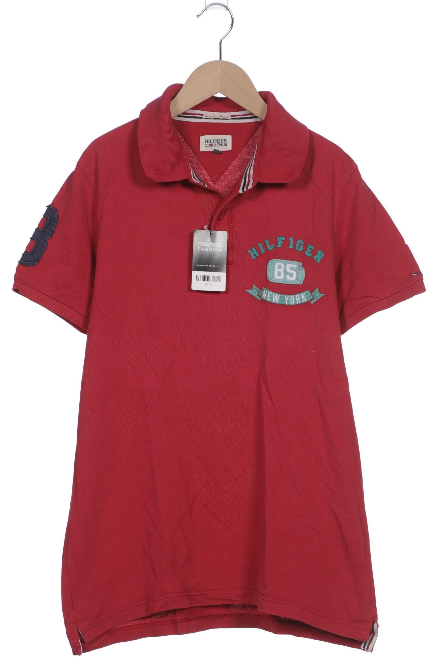 

Hilfiger Denim Herren Poloshirt, rot, Gr. 52