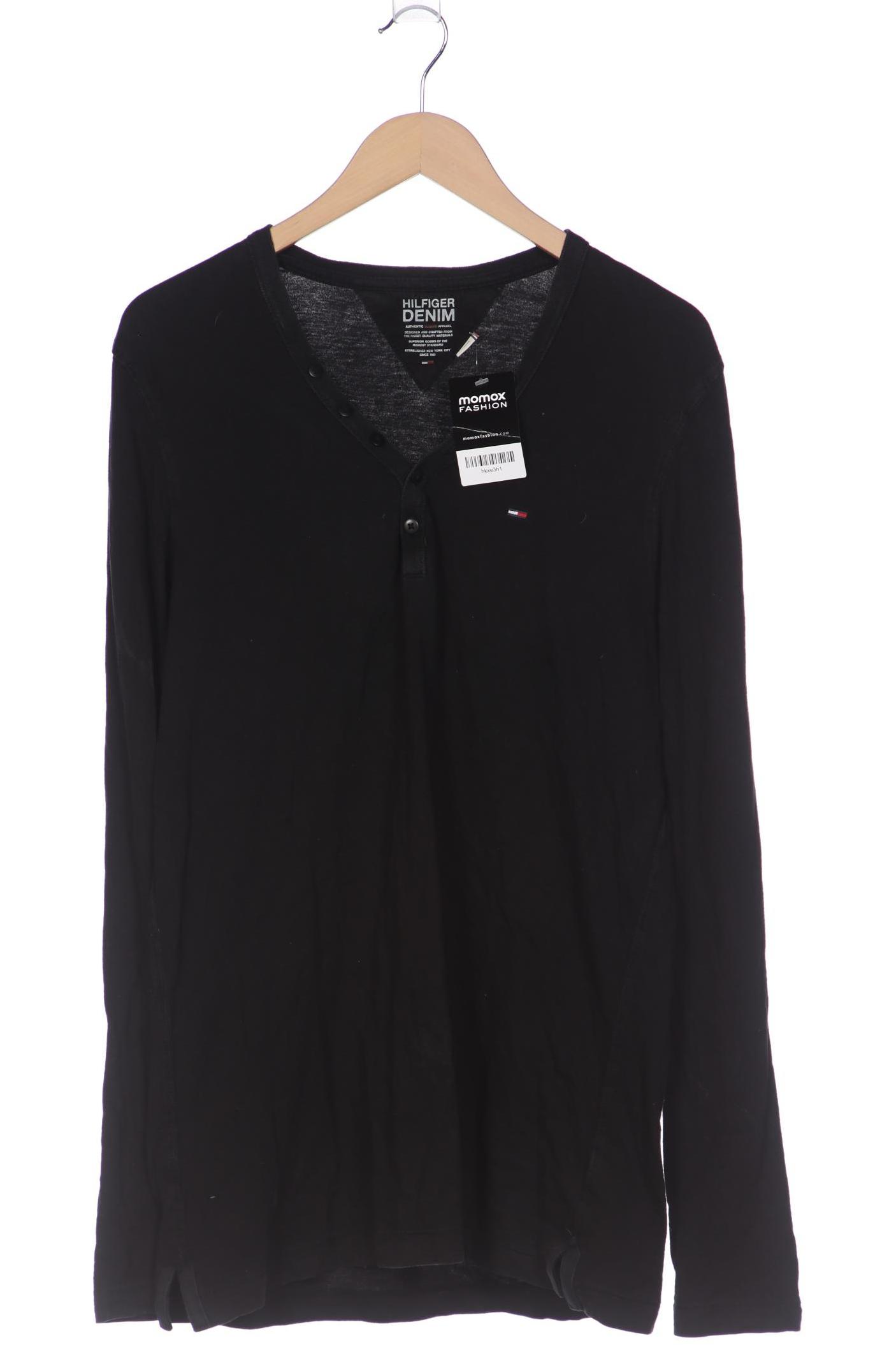 

HILFIGER DENIM Herren Langarmshirt, schwarz