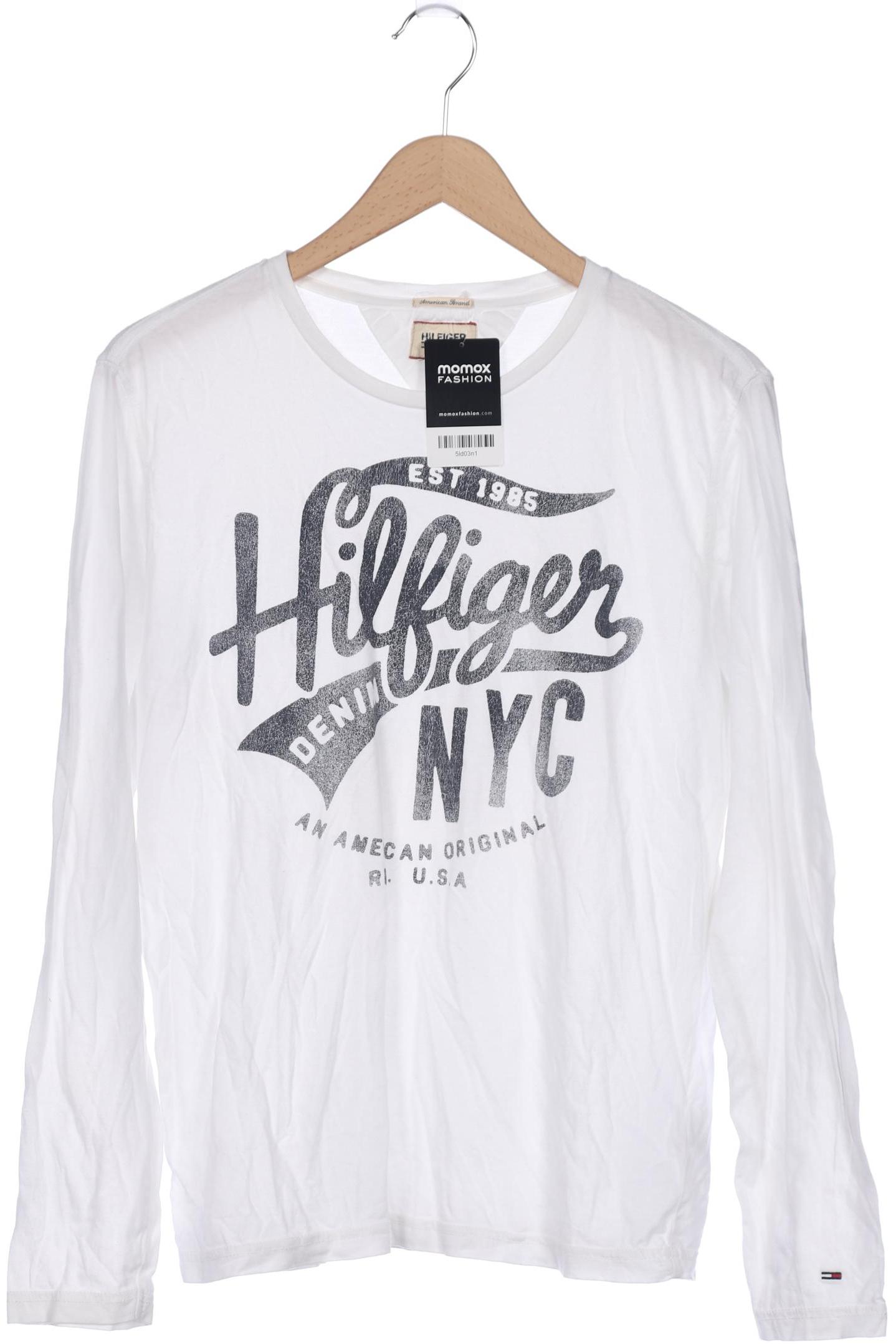 

HILFIGER DENIM Herren Langarmshirt, weiß