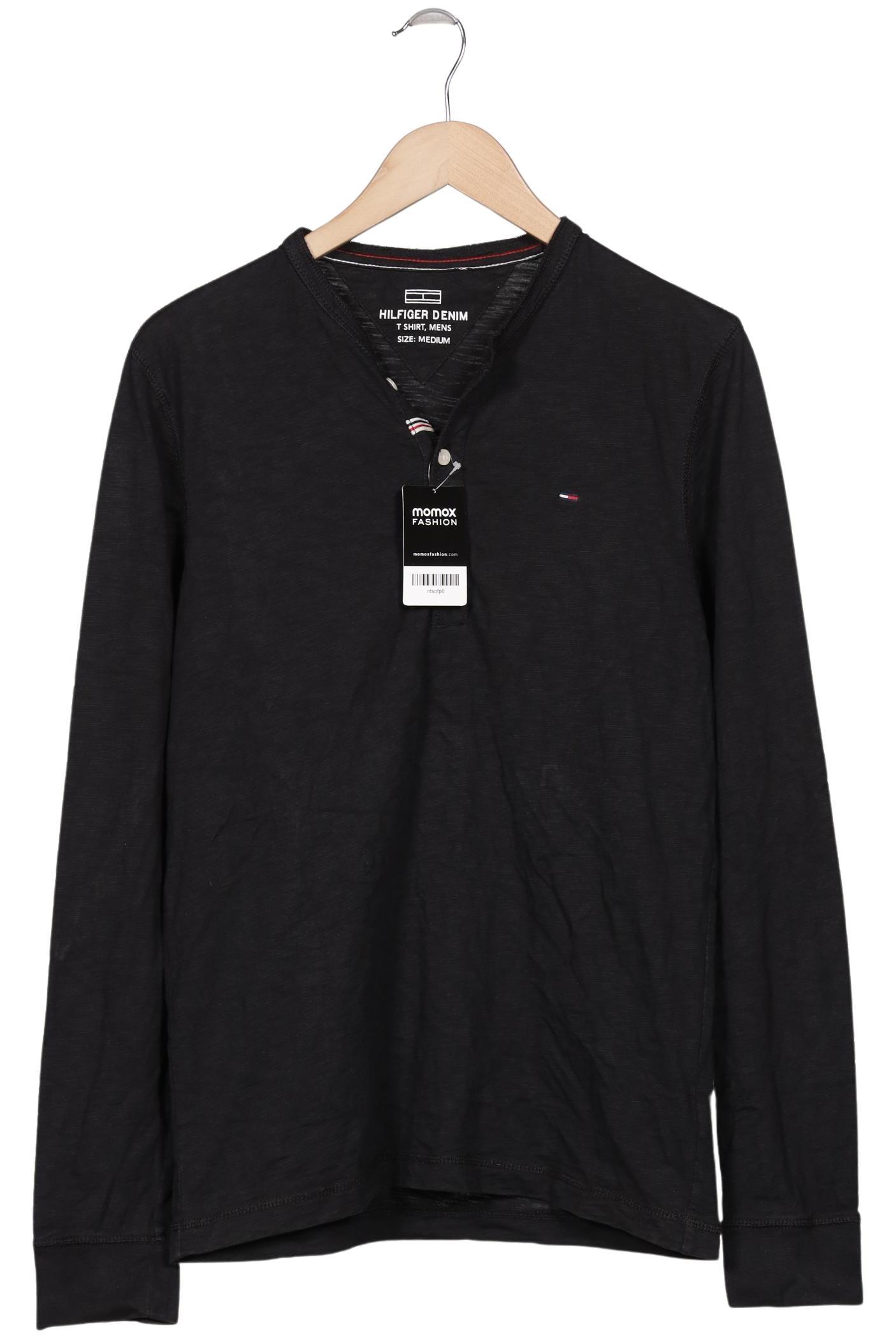 

Hilfiger Denim Herren Langarmshirt, schwarz, Gr. 48