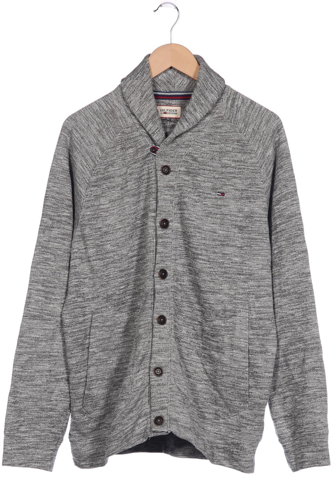 

HILFIGER DENIM Herren Strickjacke, grau