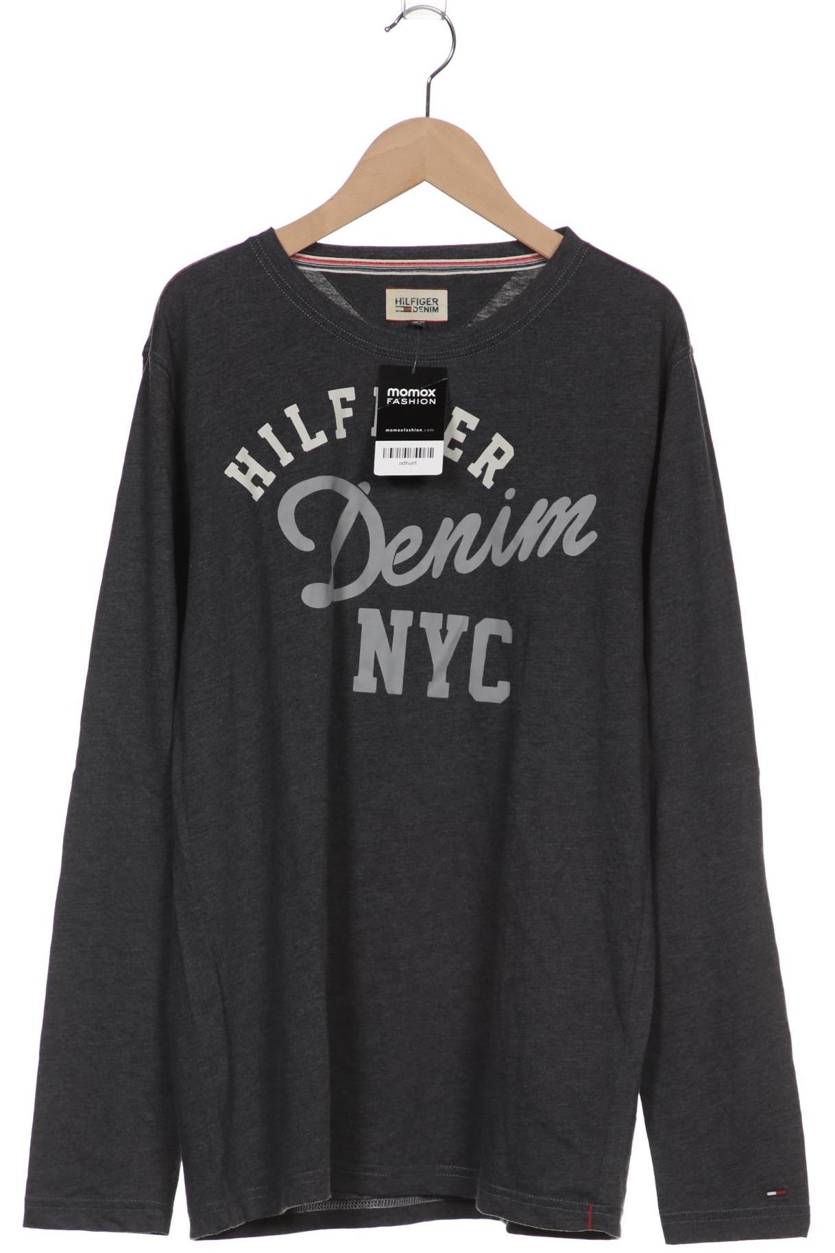 

HILFIGER DENIM Herren Langarmshirt, grau