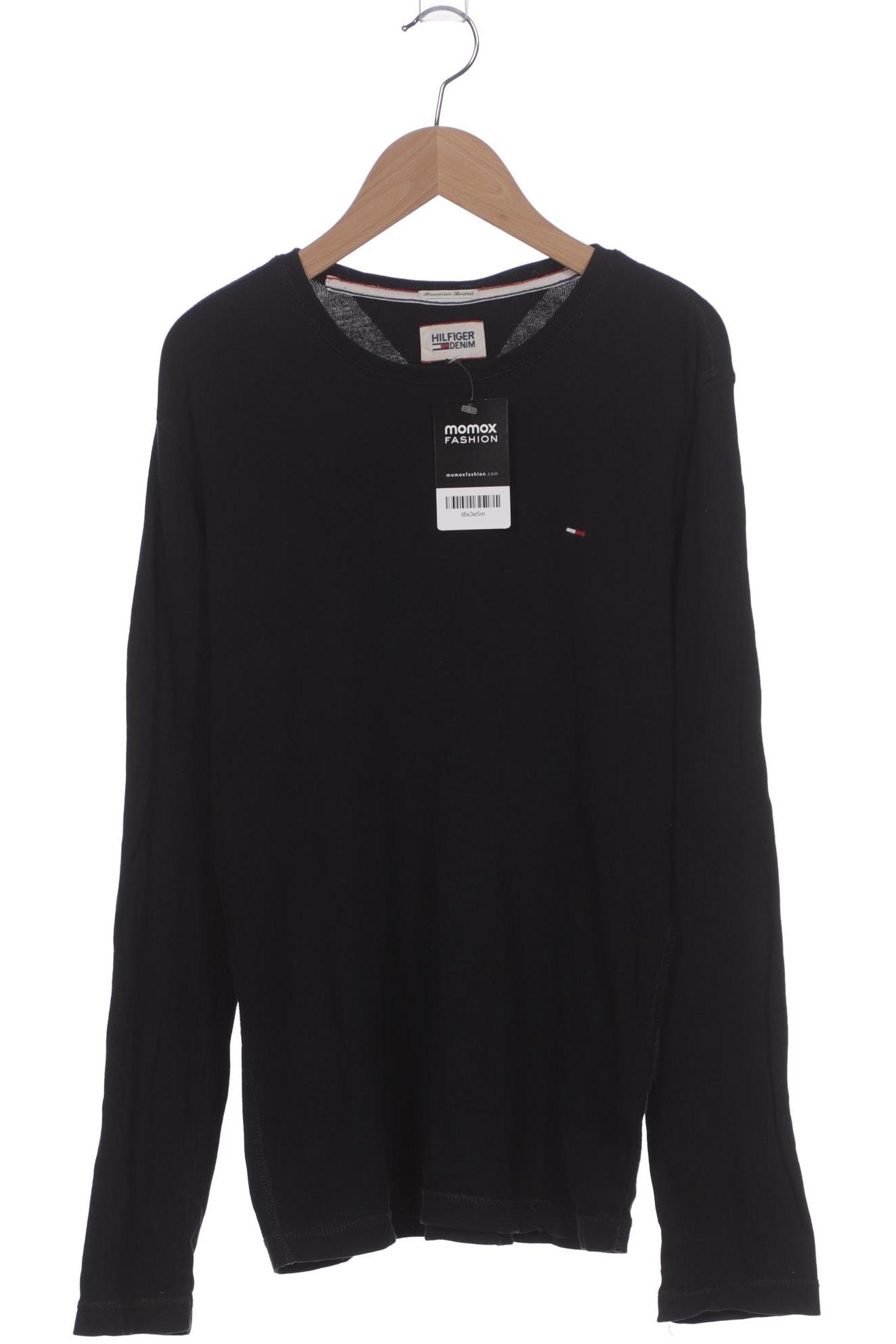

Hilfiger Denim Herren Langarmshirt, schwarz, Gr. 48