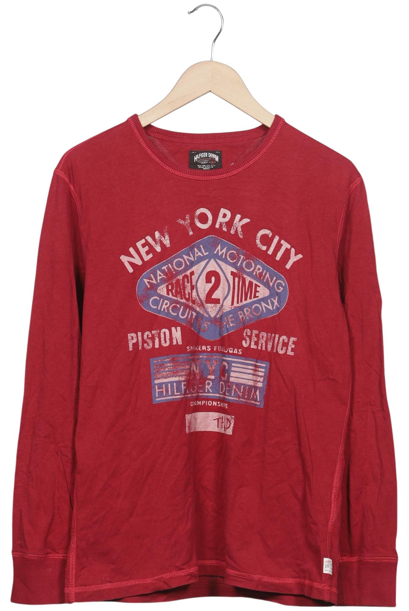 Thumbnail - Hilfiger Denim Herren Langarmshirt, rot, Gr. 52