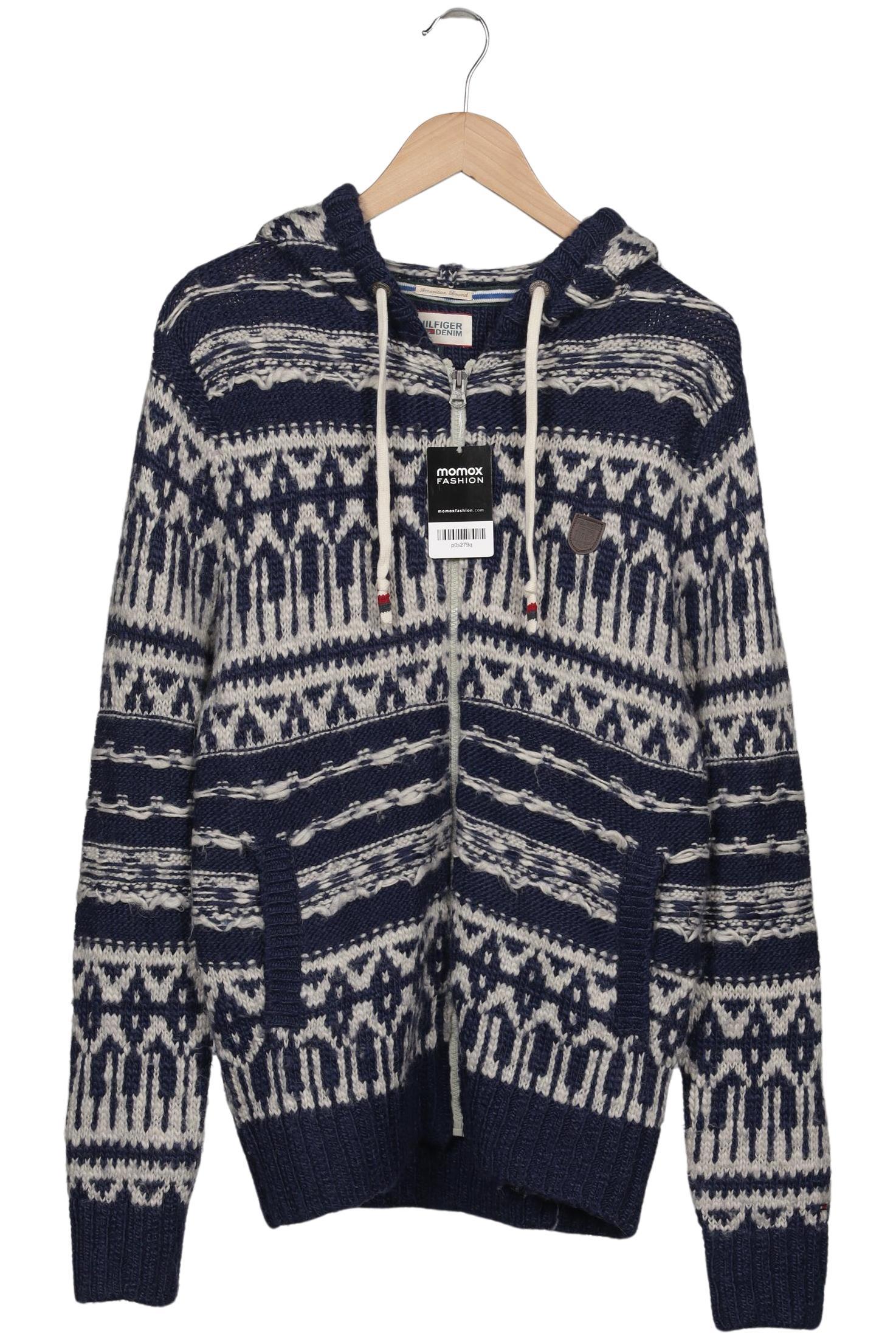

Hilfiger Denim Herren Strickjacke, blau, Gr. 48
