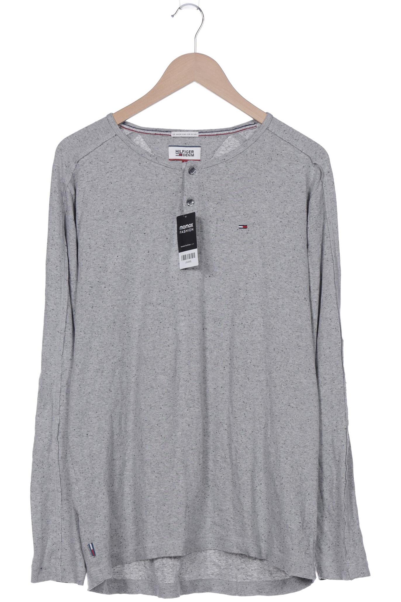 

Hilfiger Denim Herren Langarmshirt, grau, Gr. 52
