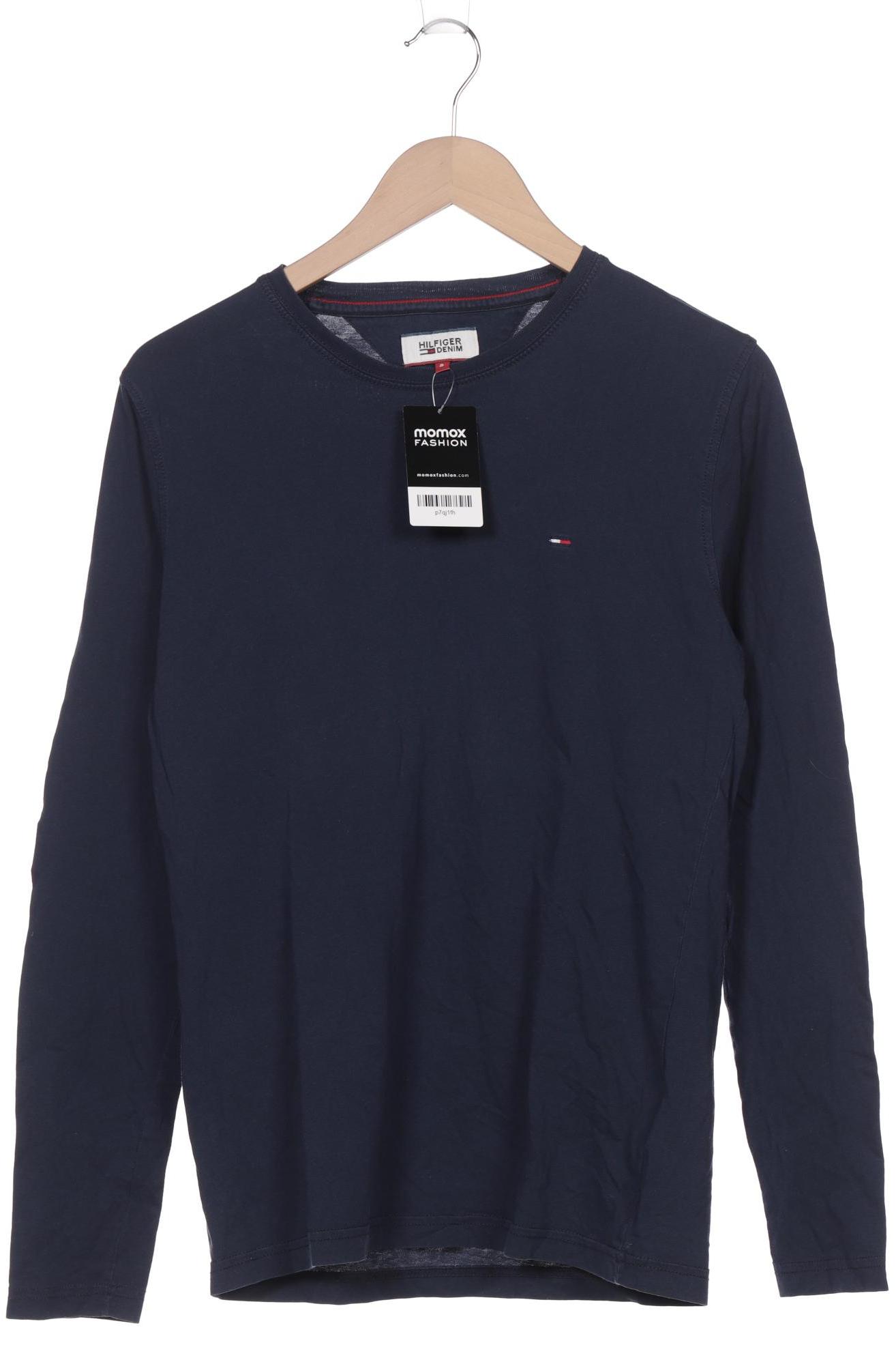 

HILFIGER DENIM Herren Langarmshirt, marineblau
