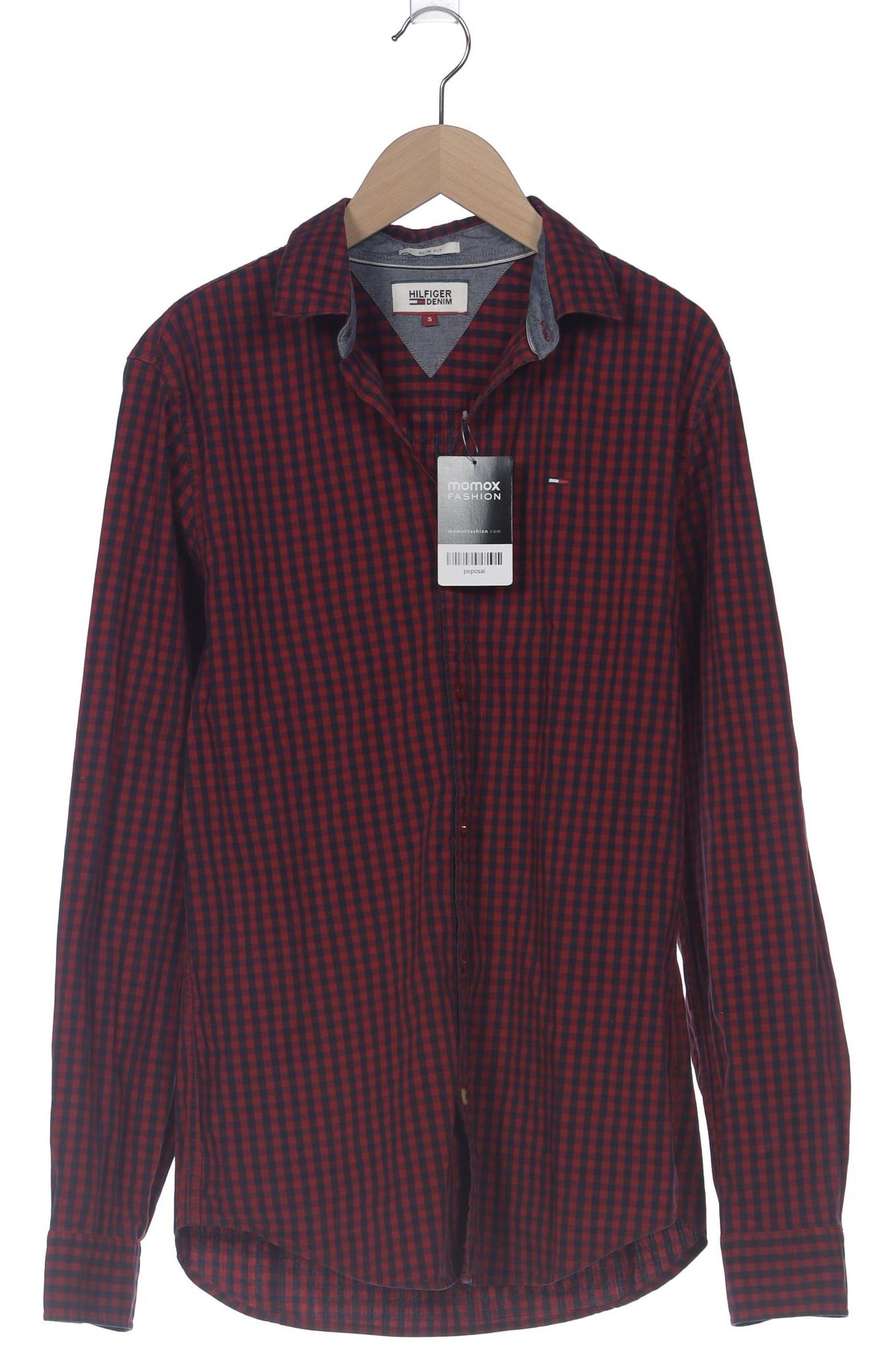 

Hilfiger Denim Herren Hemd, bordeaux, Gr. 46