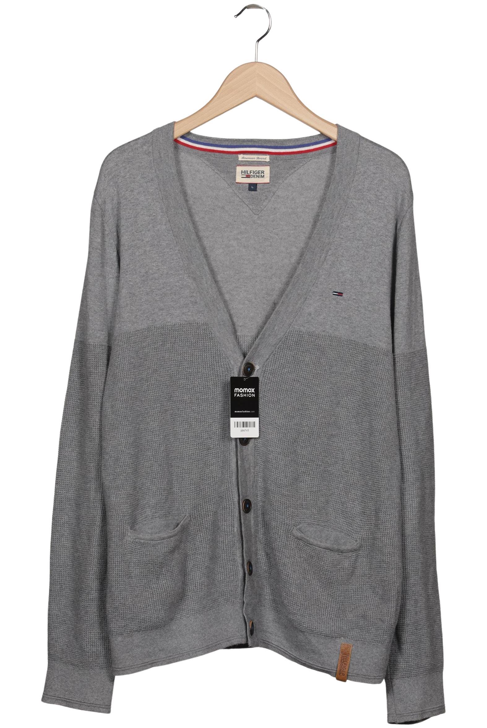 Thumbnail - Hilfiger Denim Herren Strickjacke, grau, Gr. 52