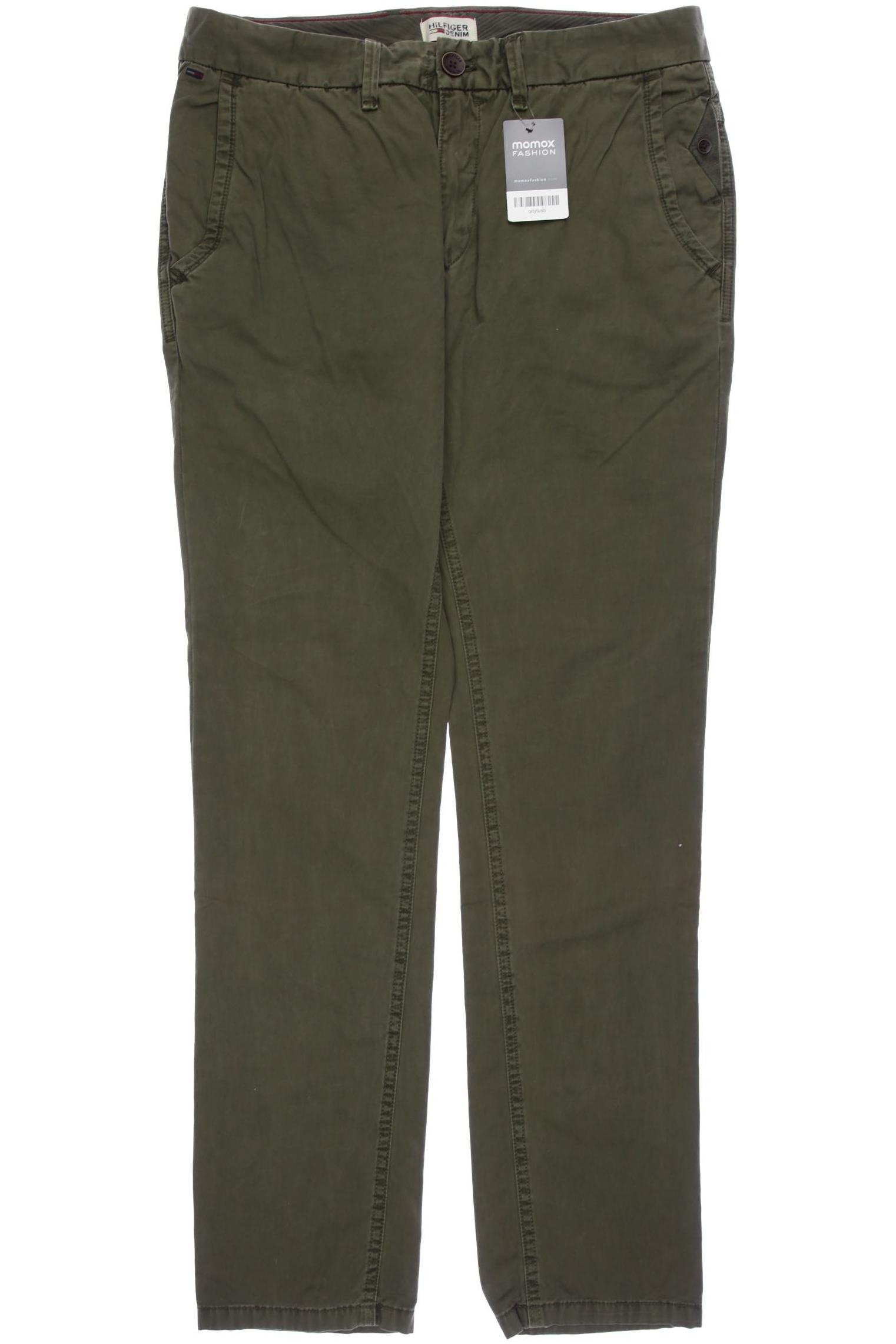 

Hilfiger Denim Herren Stoffhose, grün, Gr. 33