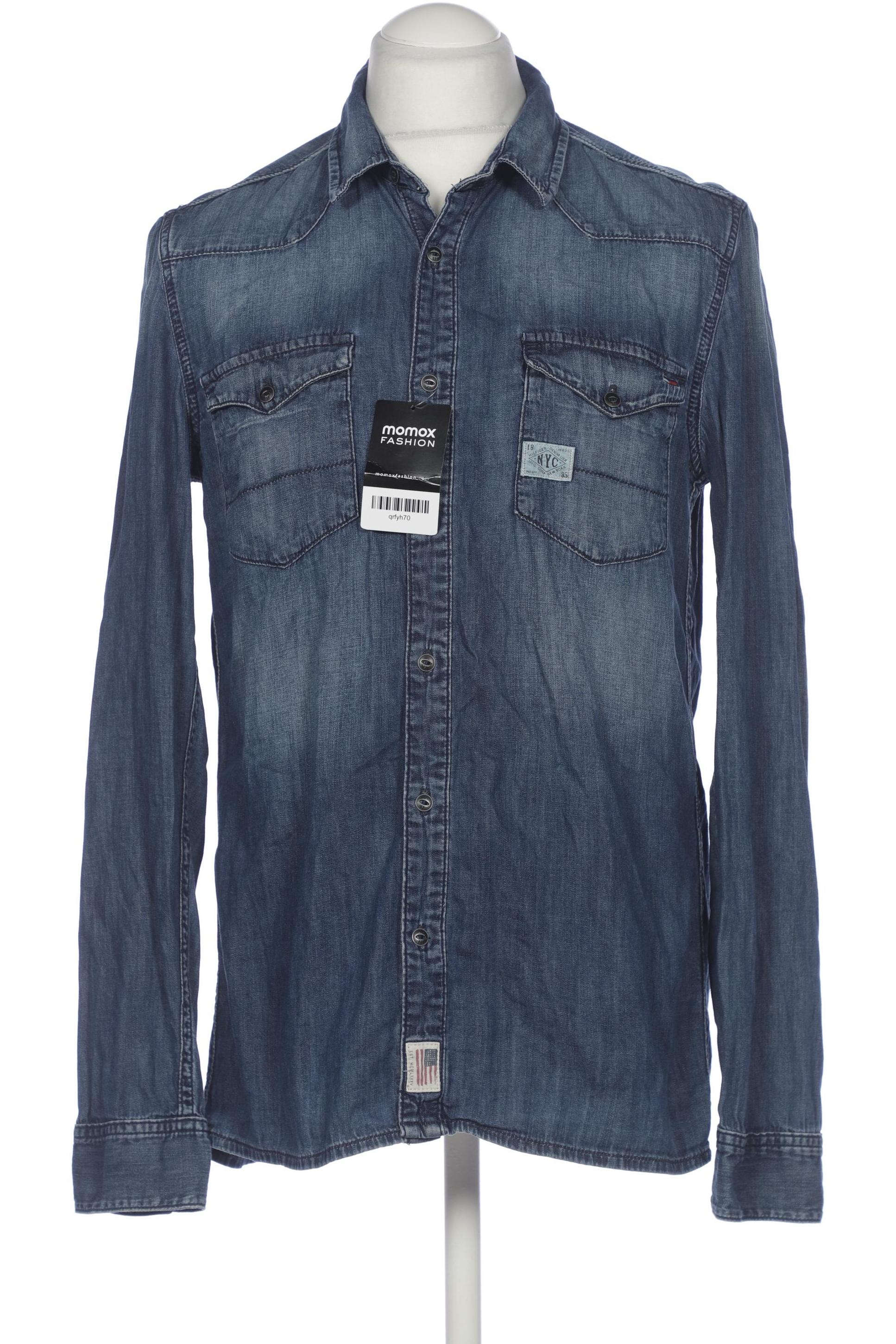 

Hilfiger Denim Herren Hemd, blau, Gr. 52