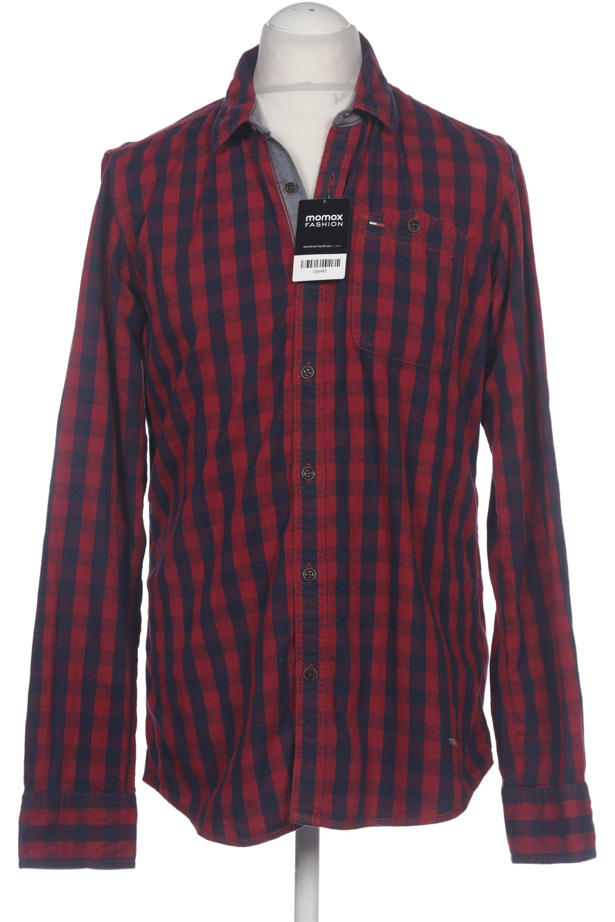 

Hilfiger Denim Herren Hemd, bordeaux, Gr. 52