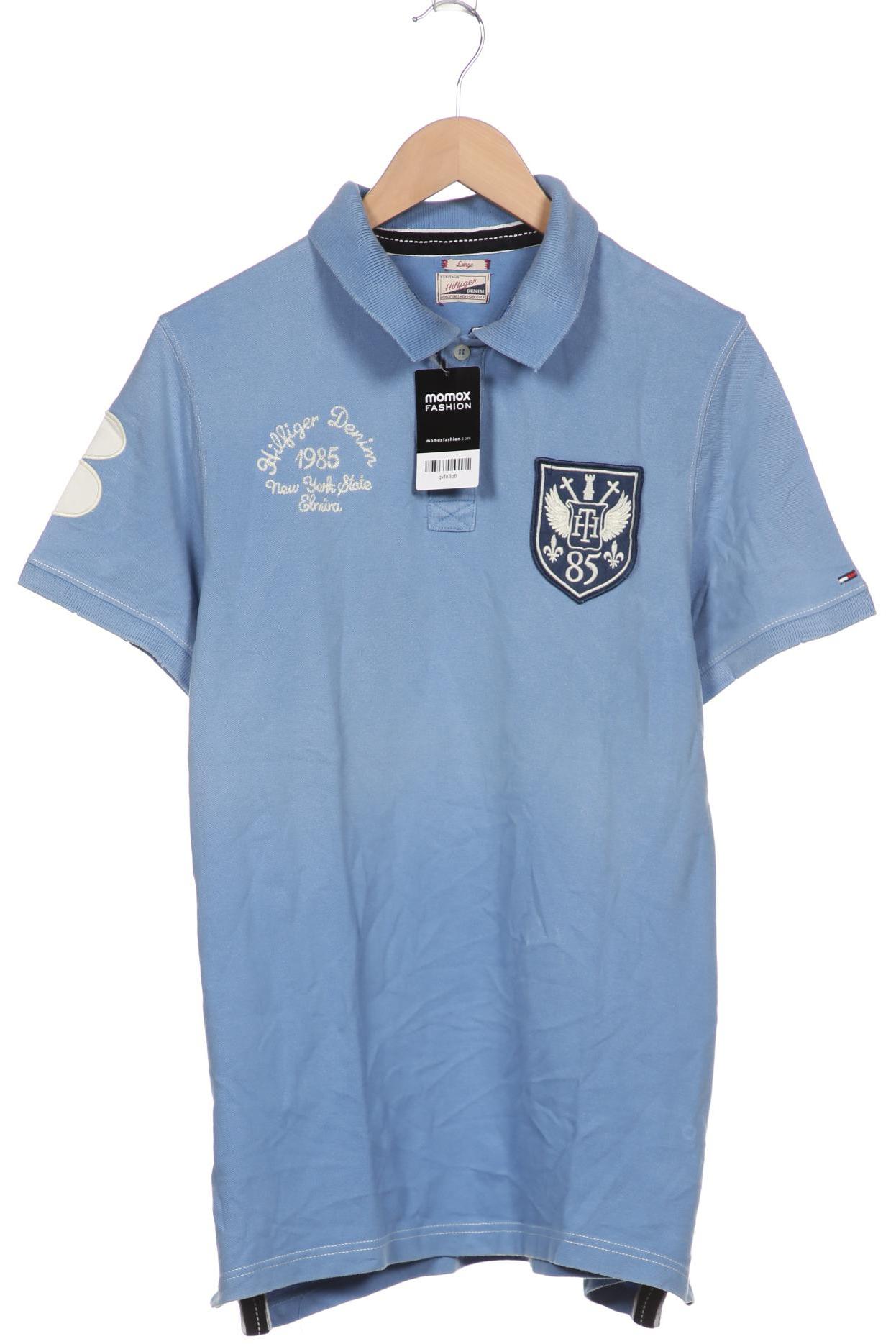 

HILFIGER DENIM Herren Poloshirt, hellblau