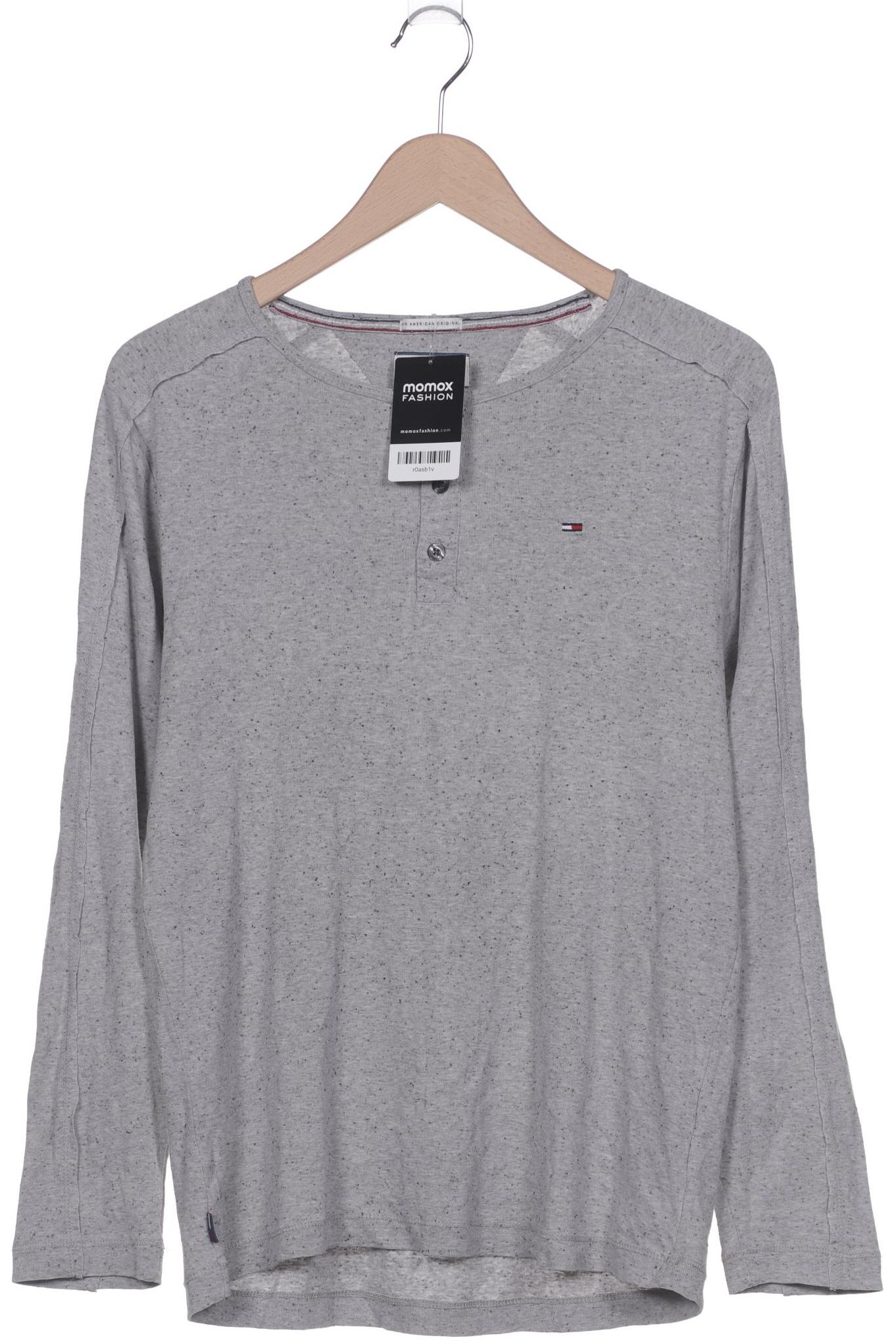 

Hilfiger Denim Herren Langarmshirt, grau, Gr. 46