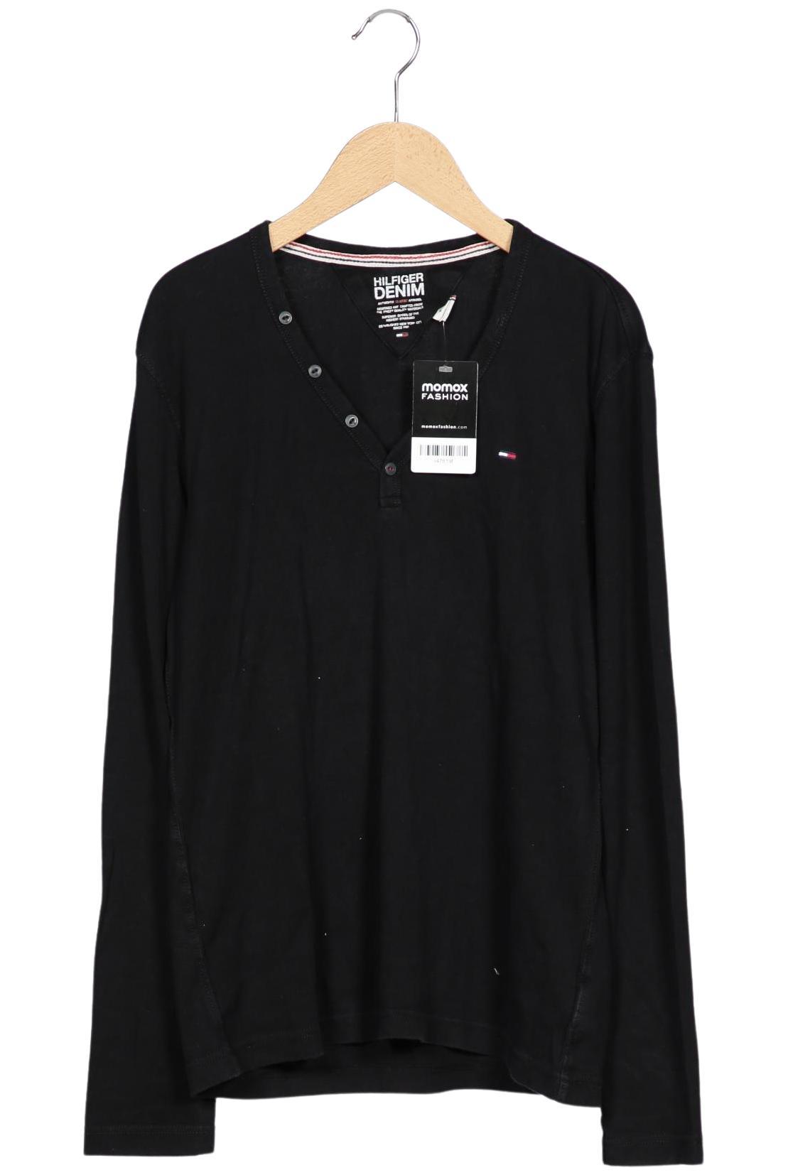 

Hilfiger Denim Herren Langarmshirt, schwarz, Gr. 52