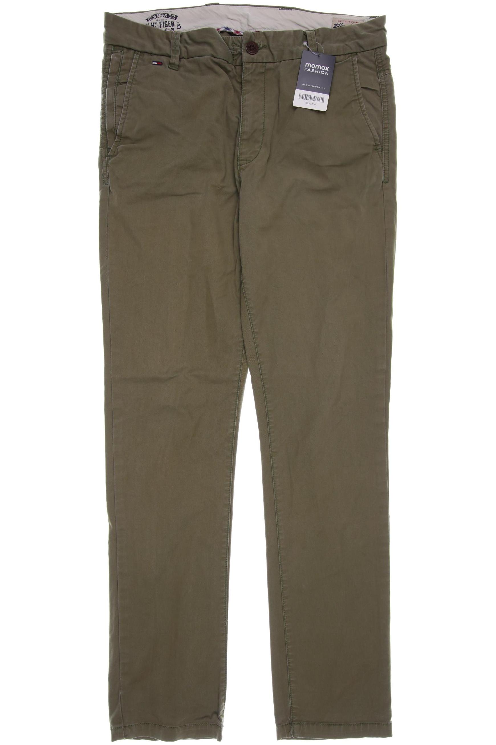 

HILFIGER DENIM Herren Stoffhose, grün